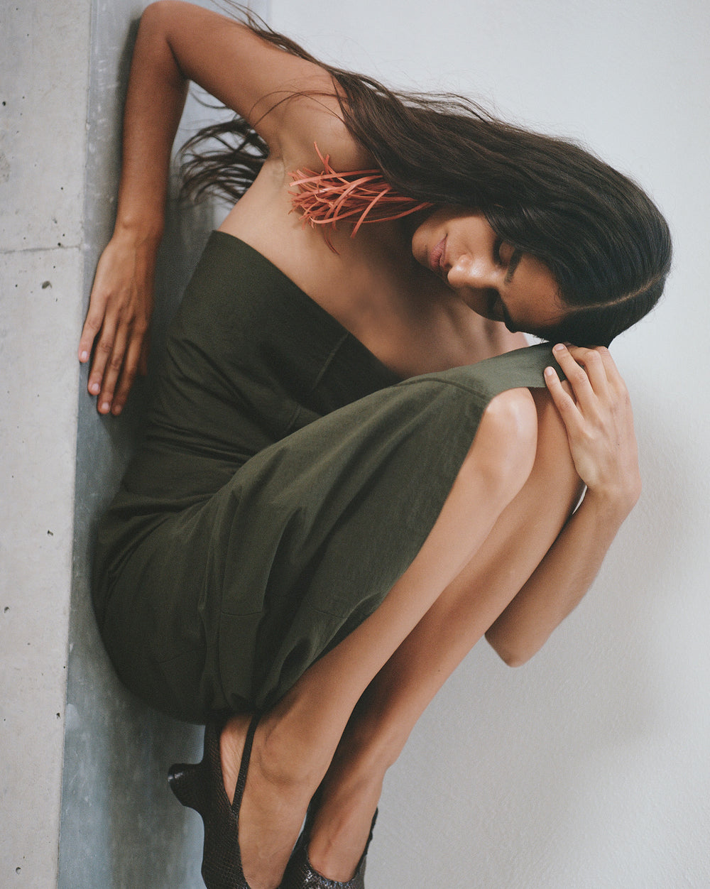 Sorel Strapless Midi Dress