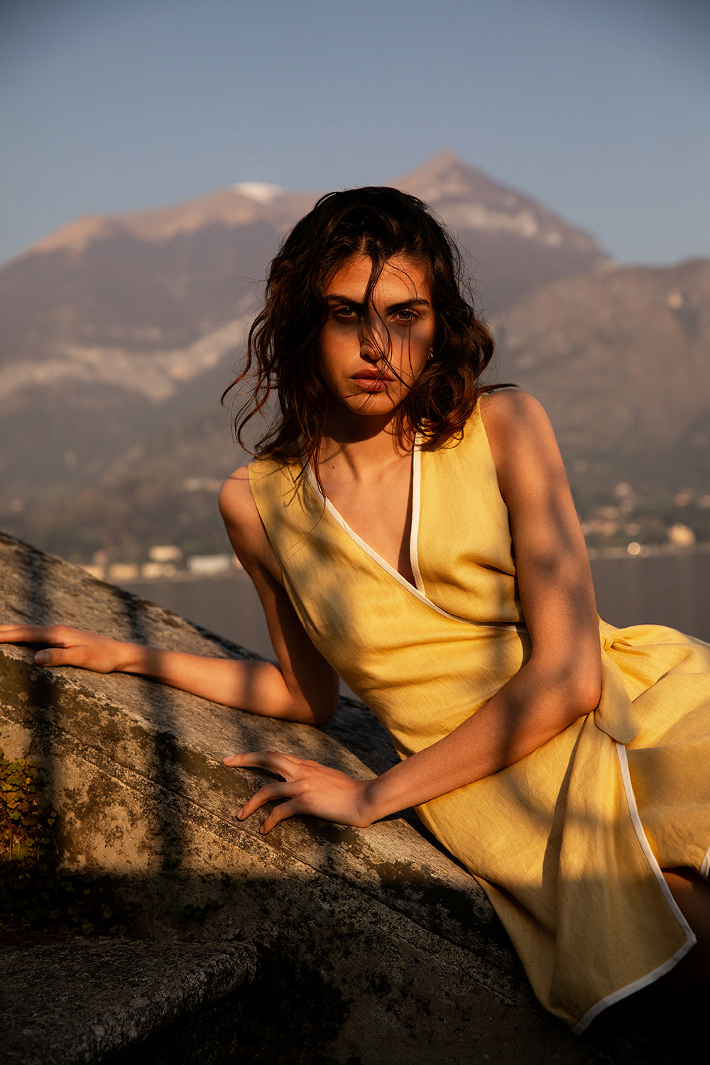 Carlotta Wrap Mini Dress