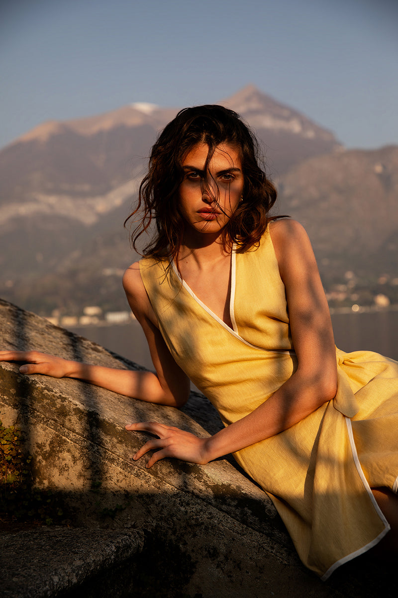 Carlotta Wrap Mini Dress