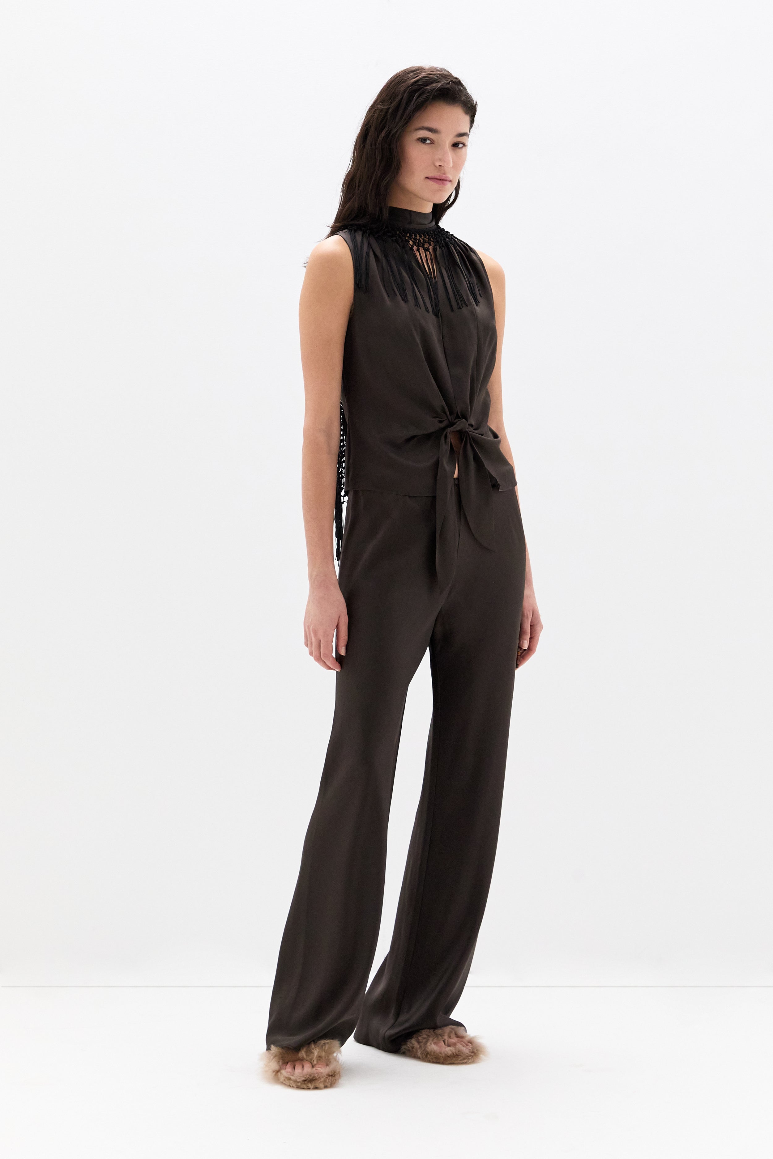 Lula Fringe Tie Top