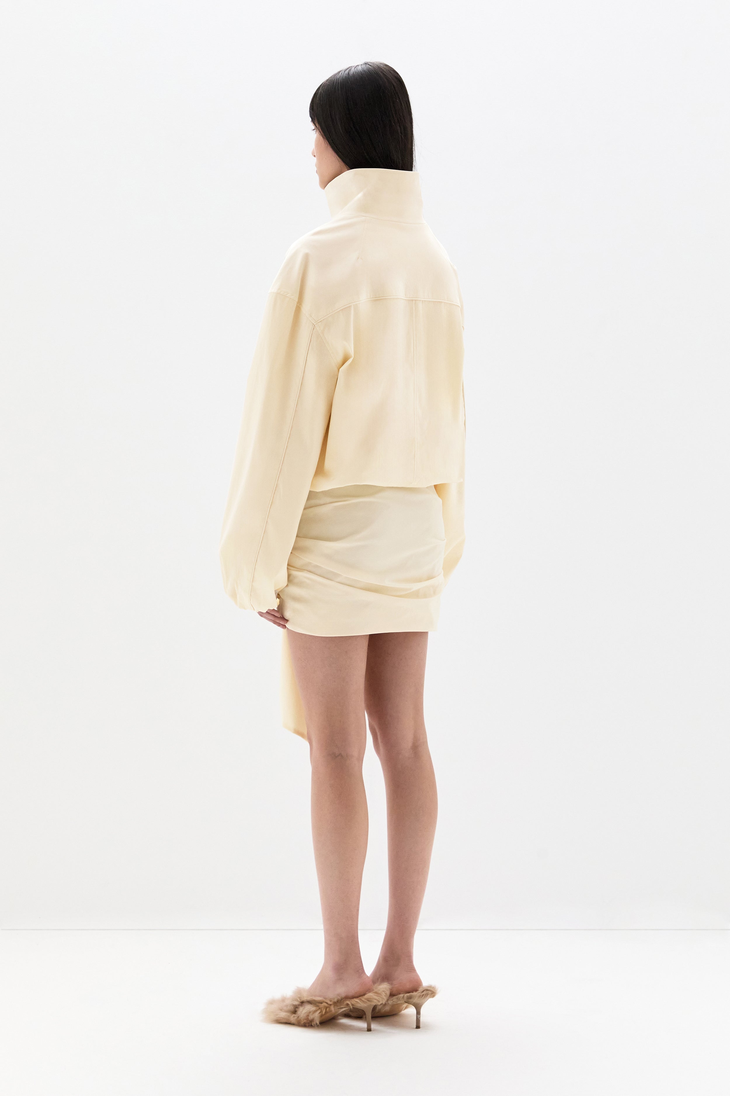 Arla Gathered Mini Skirt