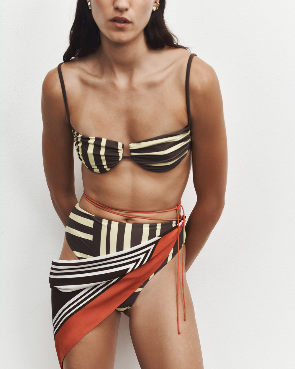 Linocut High Cut Brief