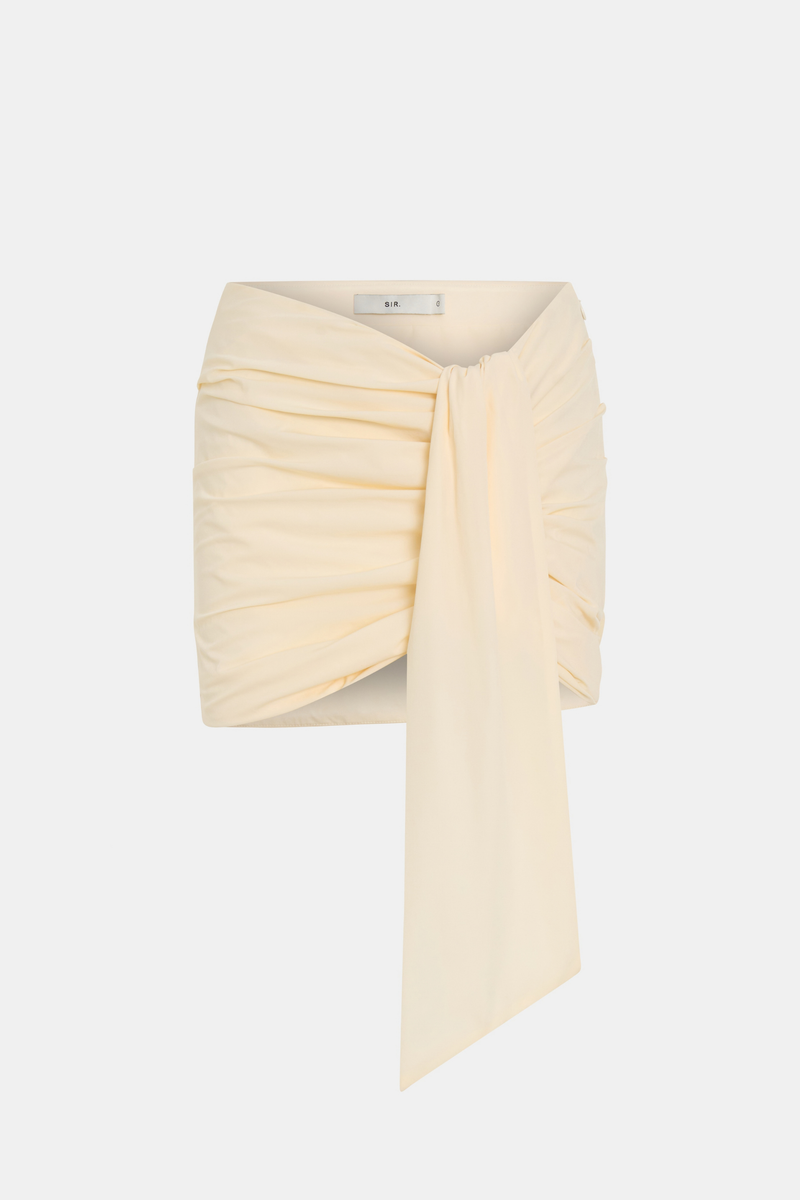 Arla Gathered Mini Skirt