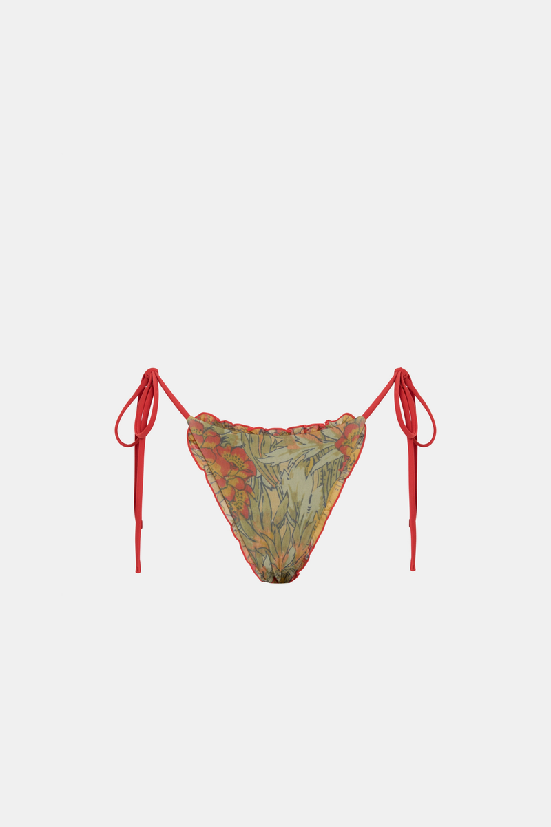 Eliana Ruffled String Brief