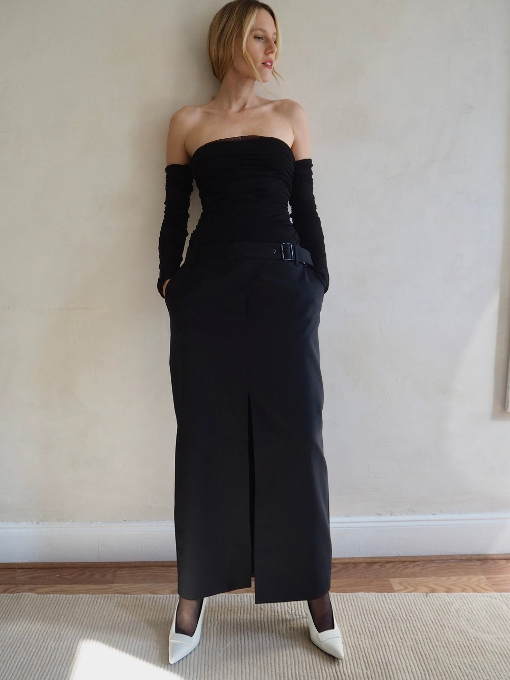 Leonardo Belted Skirt