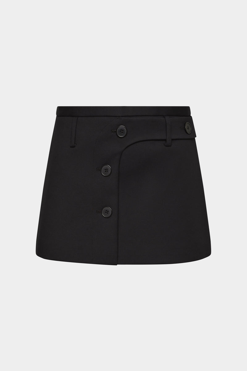 Sandrine Button Mini Skirt