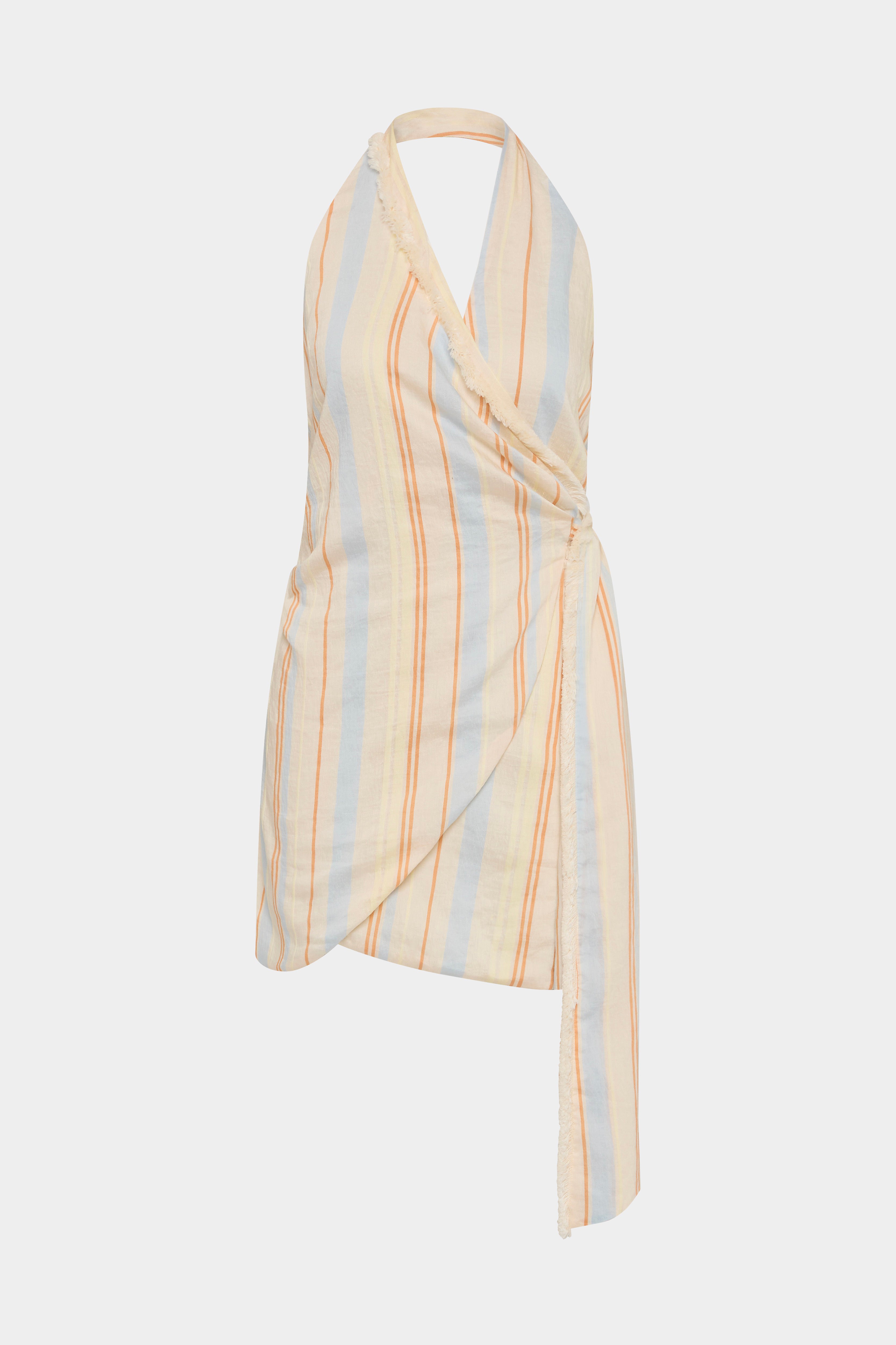 Pernille Wrap Halter Mini Dress