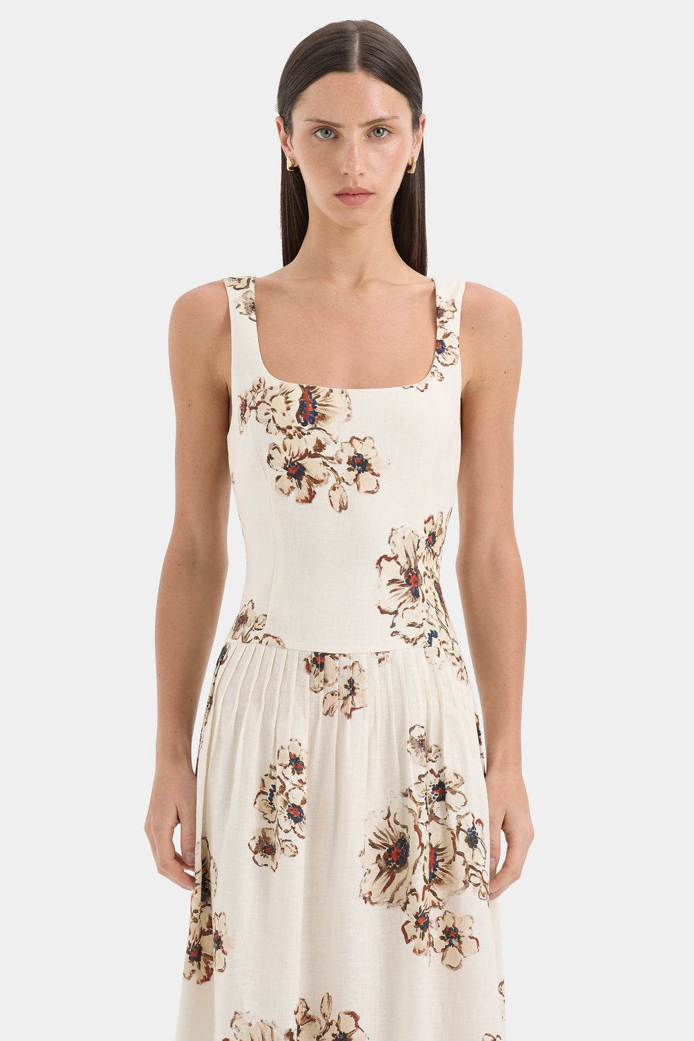 Freja Tiered Midi Dress