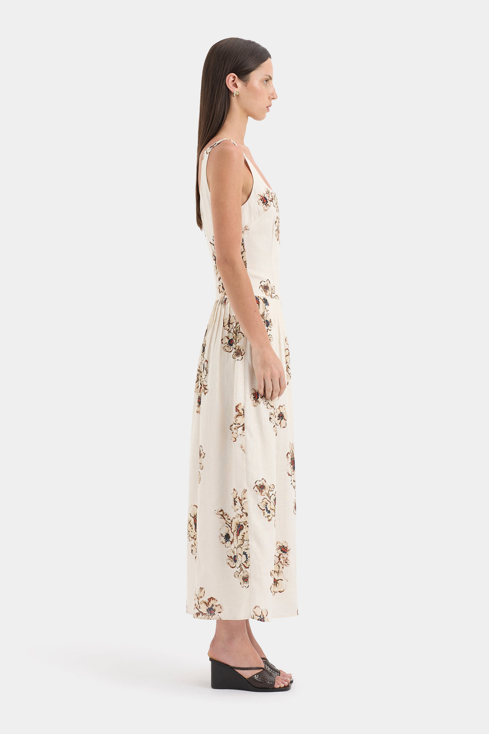 Freja Tiered Midi Dress