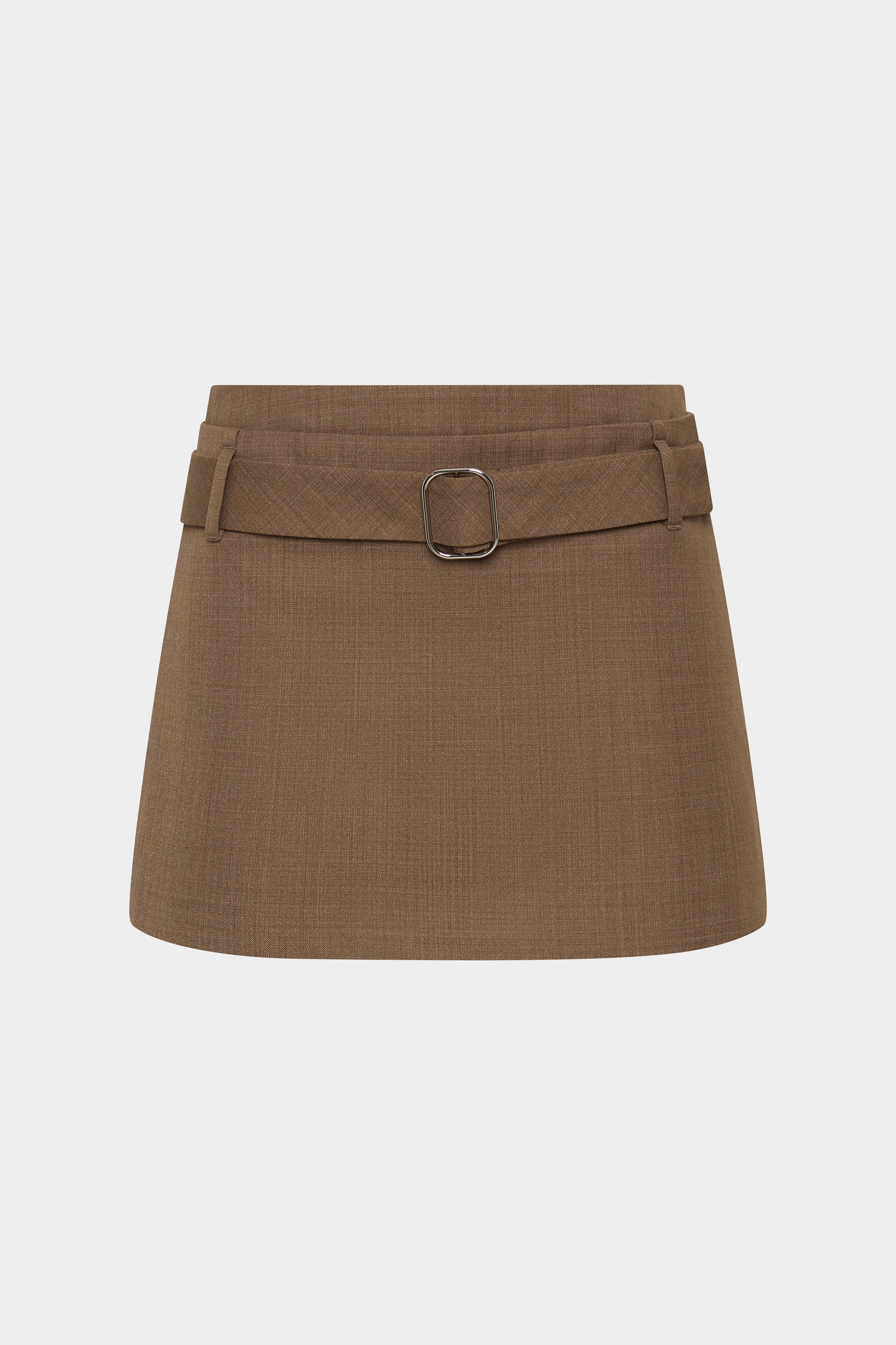 Bastille Belted Mini Skirt