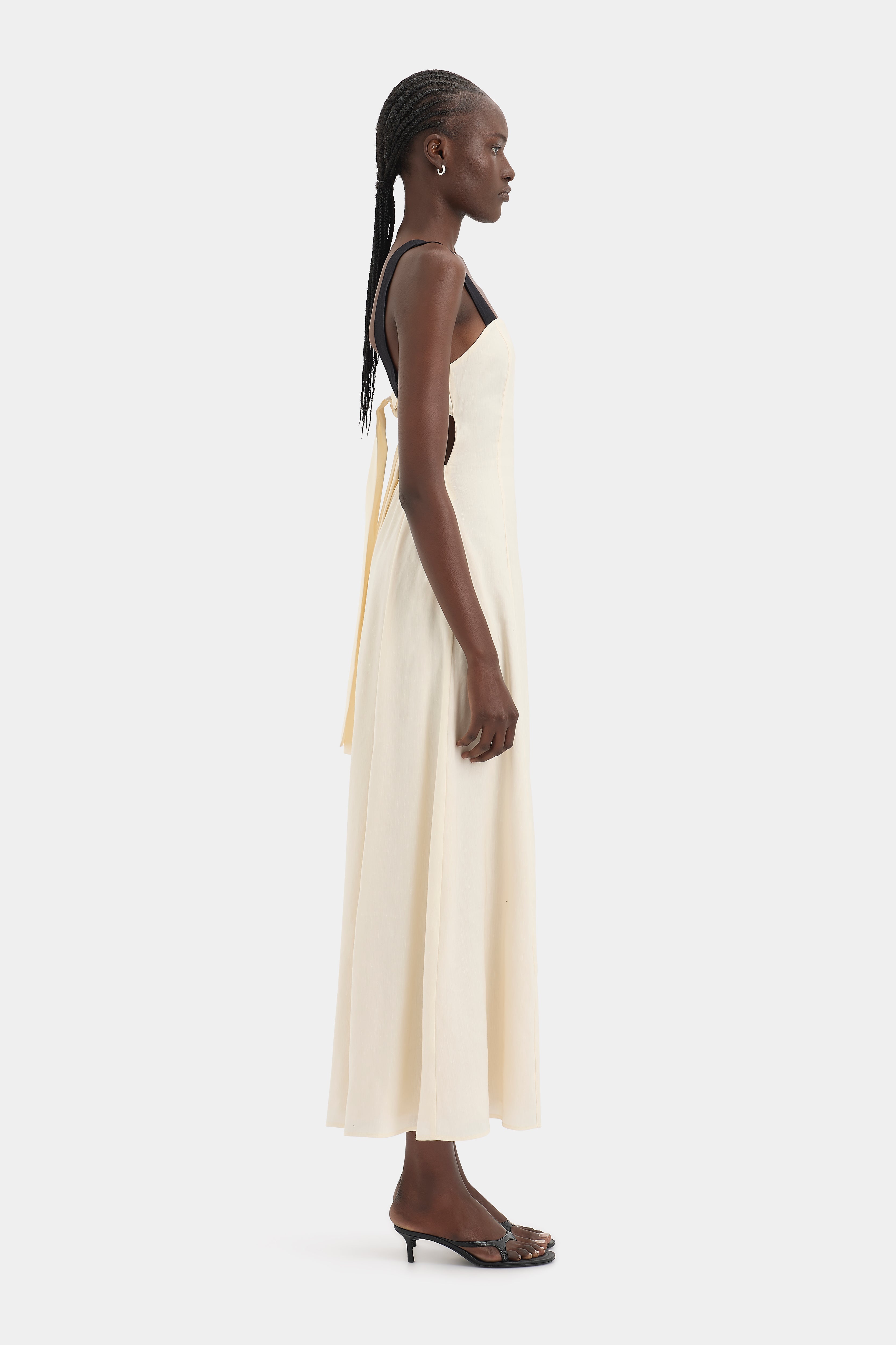 Ayla Tie Back Maxi Dress