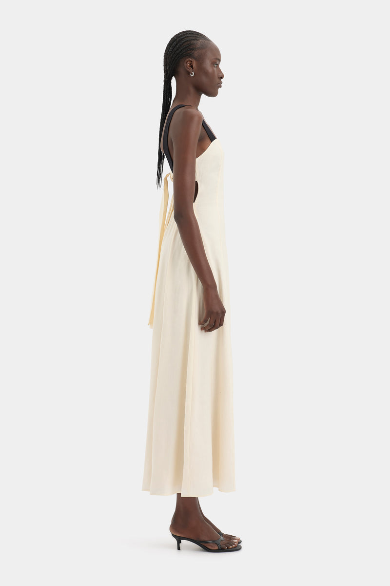 Ayla Tie Back Maxi Dress