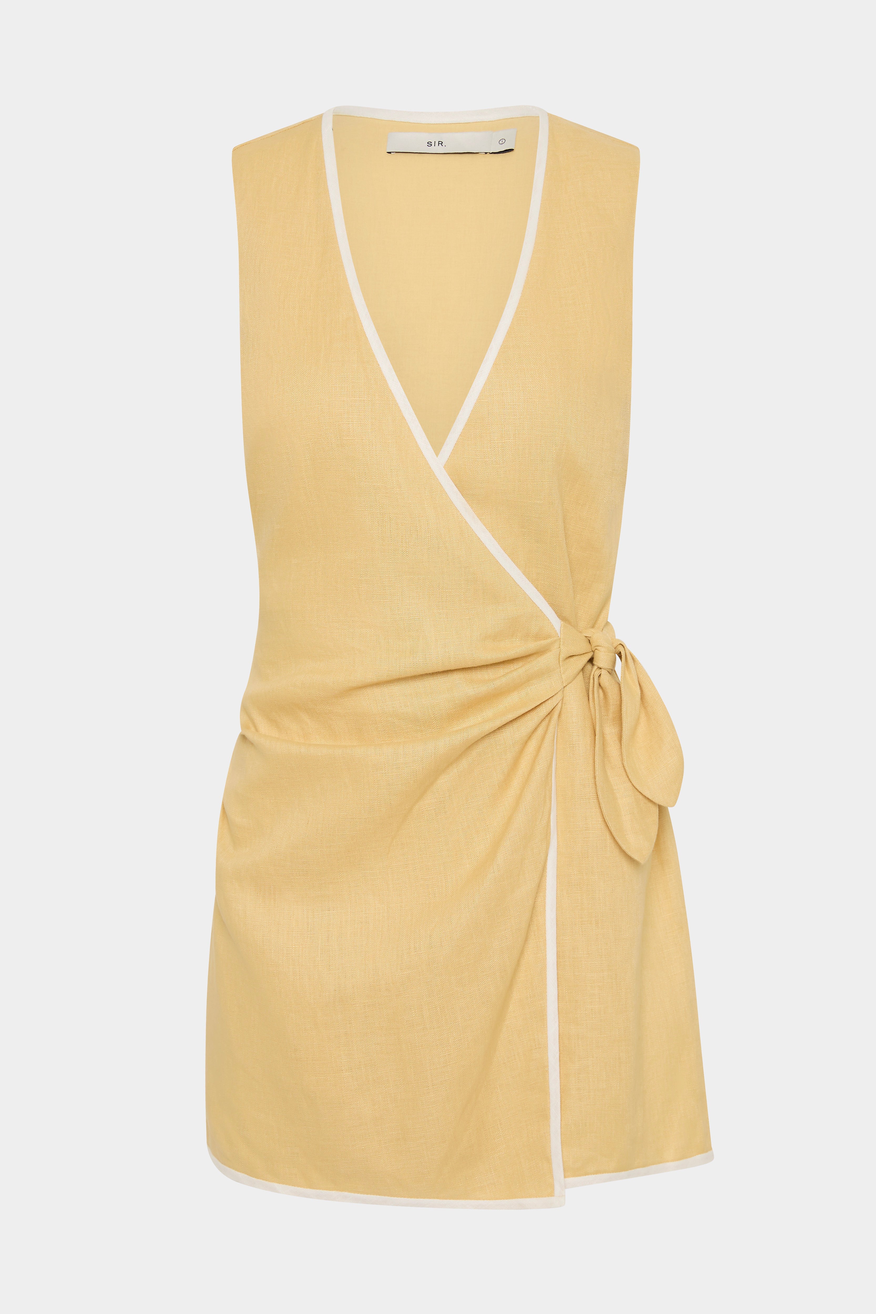 Carlotta Wrap Mini Dress