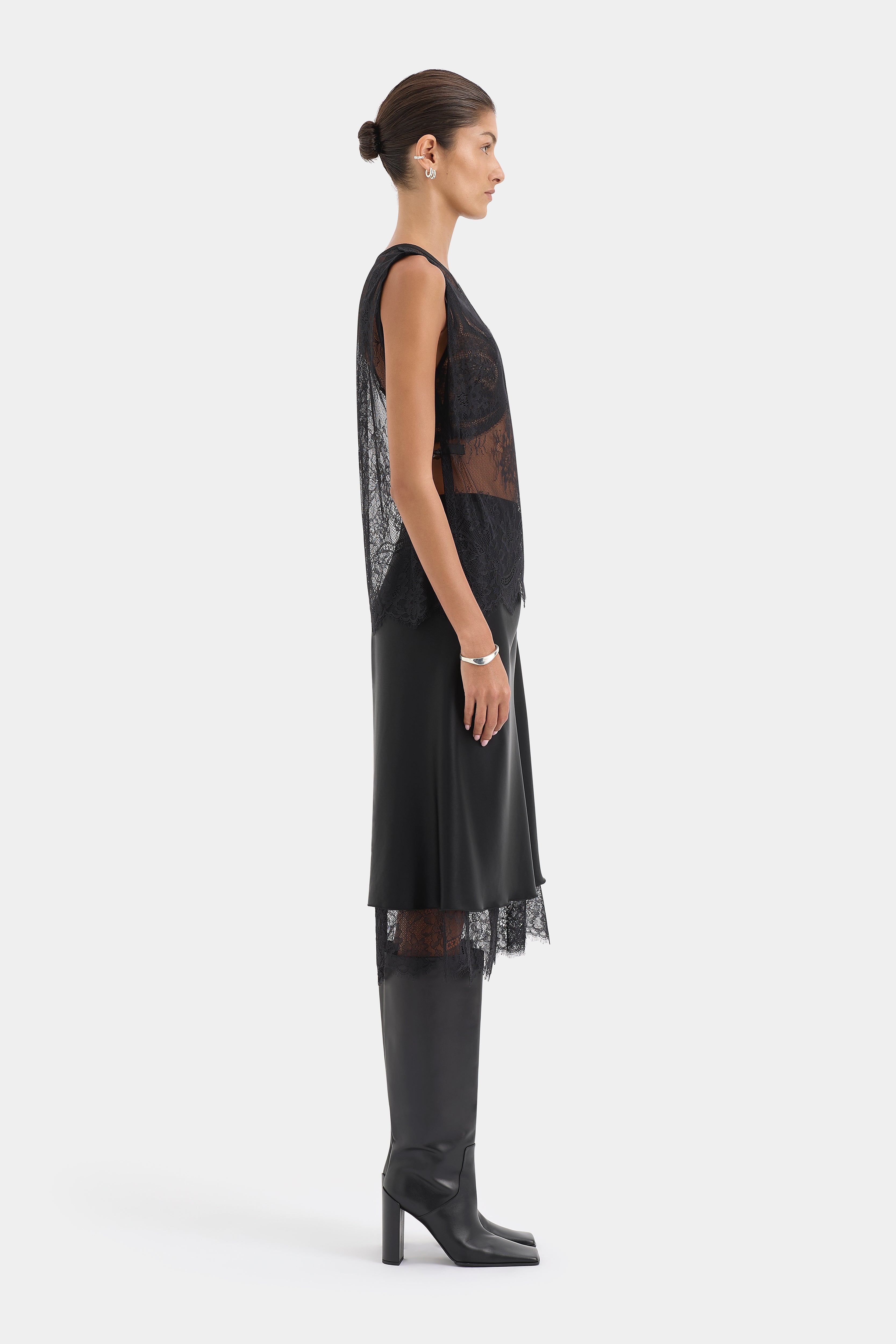 Ingrid Lace Midi Skirt
