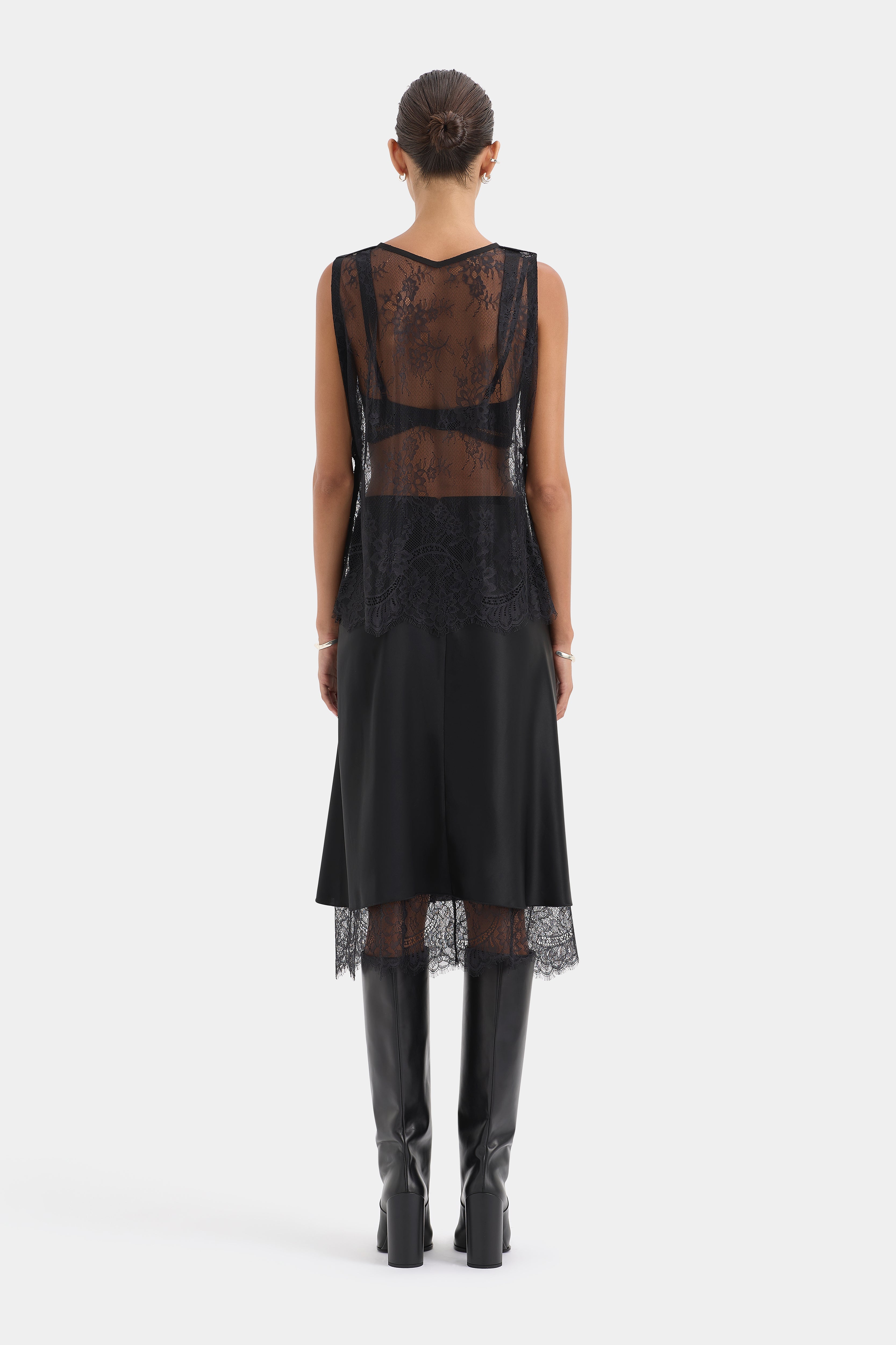 Ingrid Lace Midi Skirt