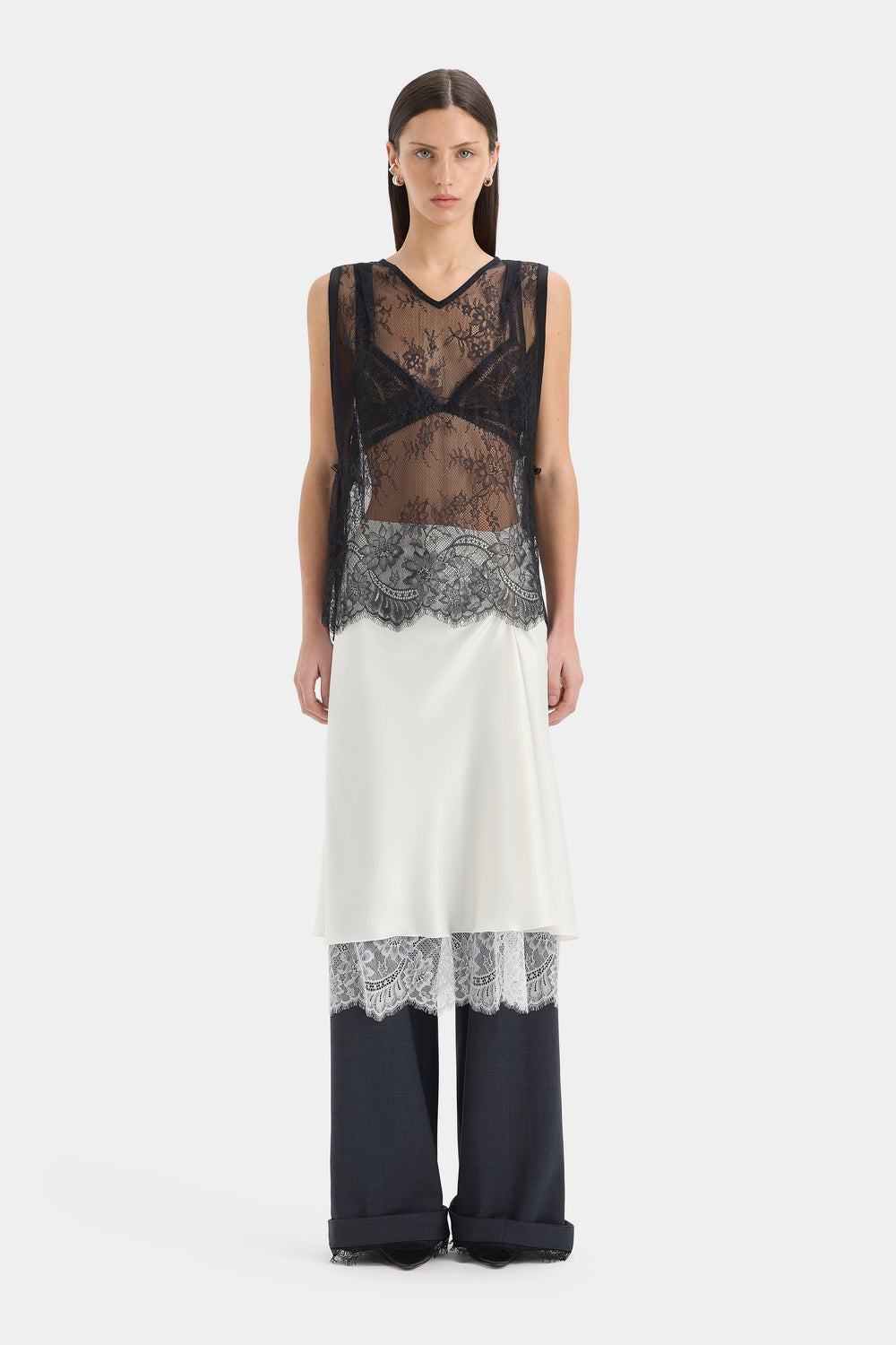Ingrid Lace Midi Skirt