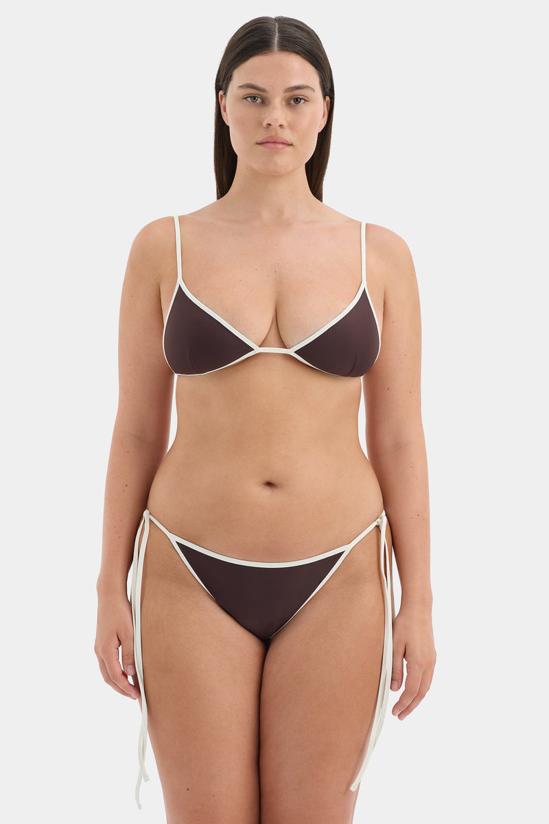 Ari Reversible Tie Triangle Top