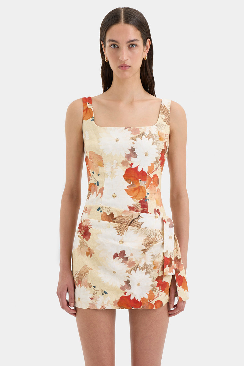 Jessamine Tie Mini Dress