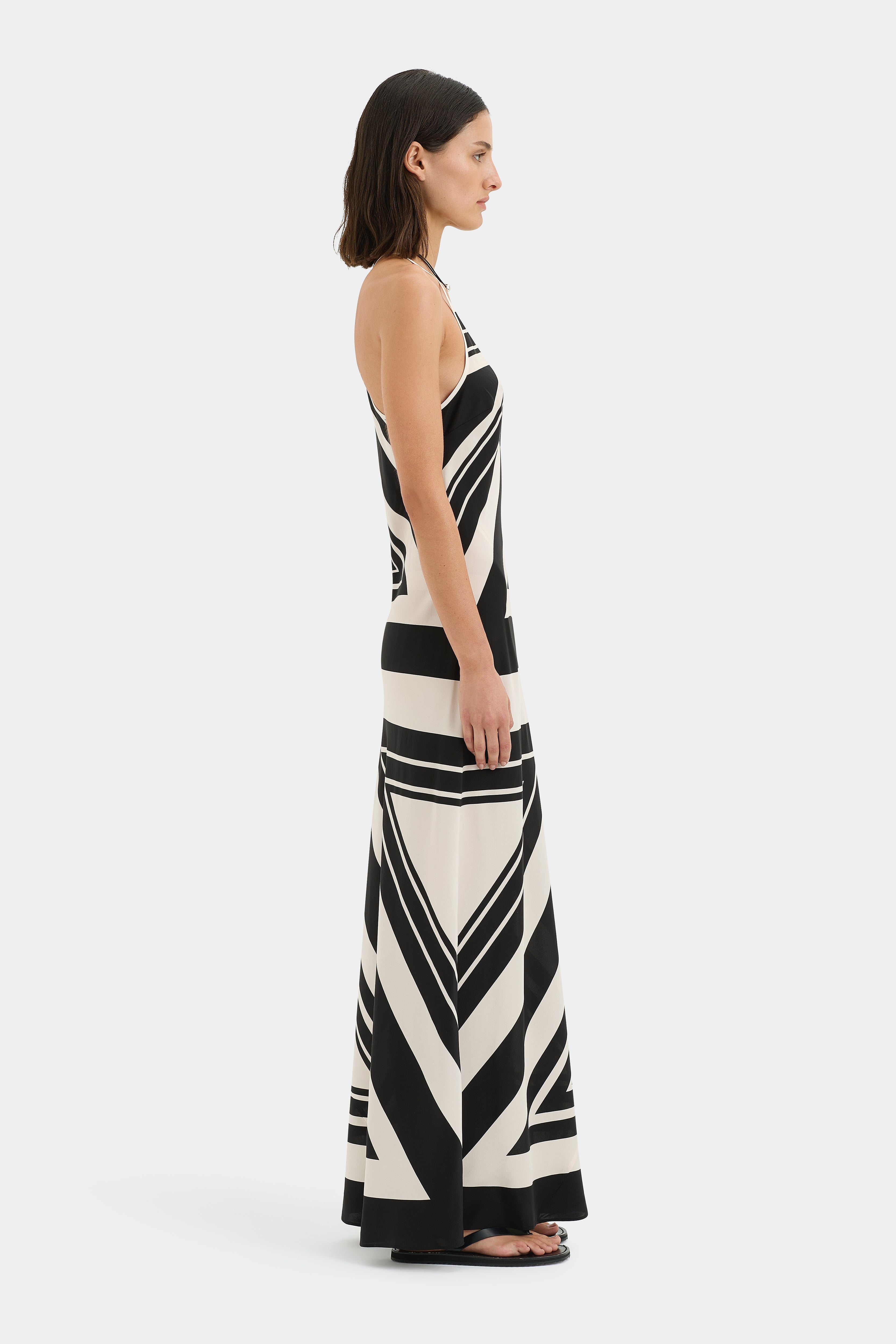 Pietra V Neck Slip Dress
