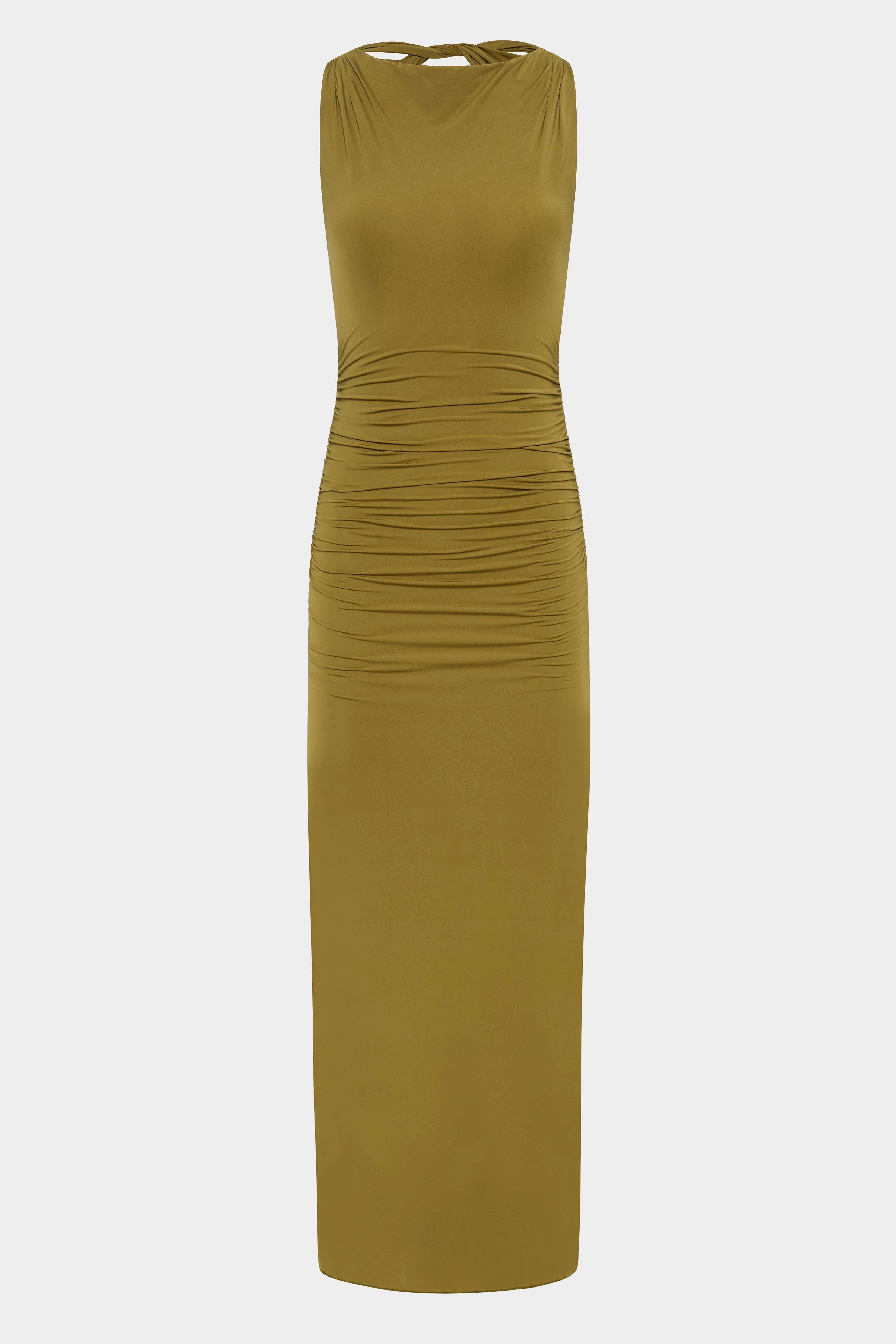 Cascina Twist Midi Dress