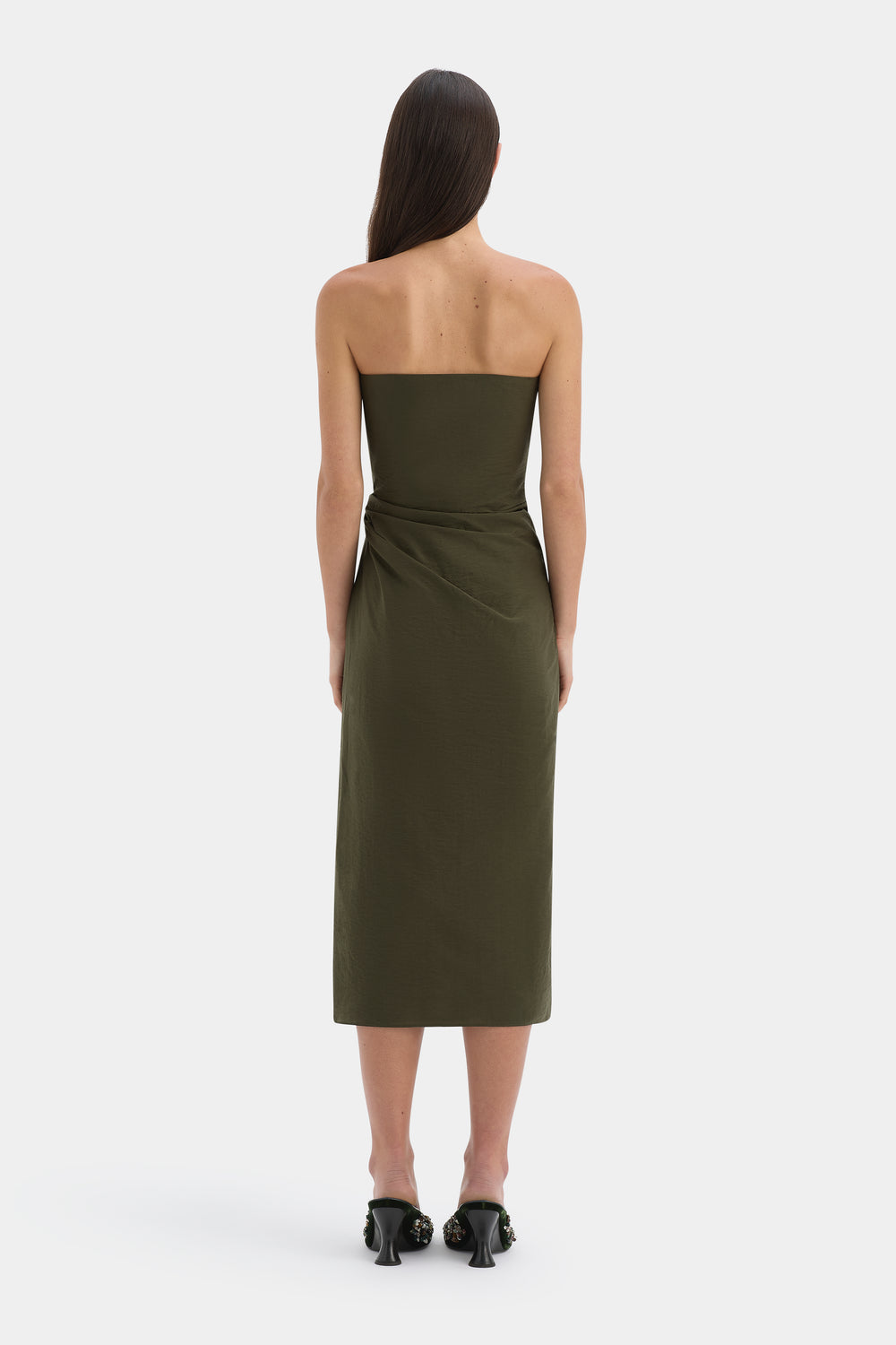 Sorel Strapless Midi Dress