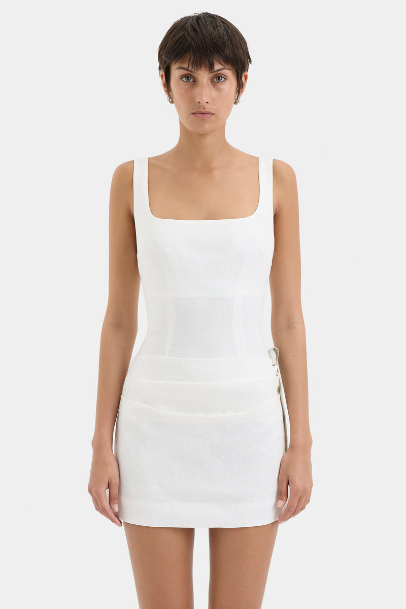 Jessamine Tie Mini Dress