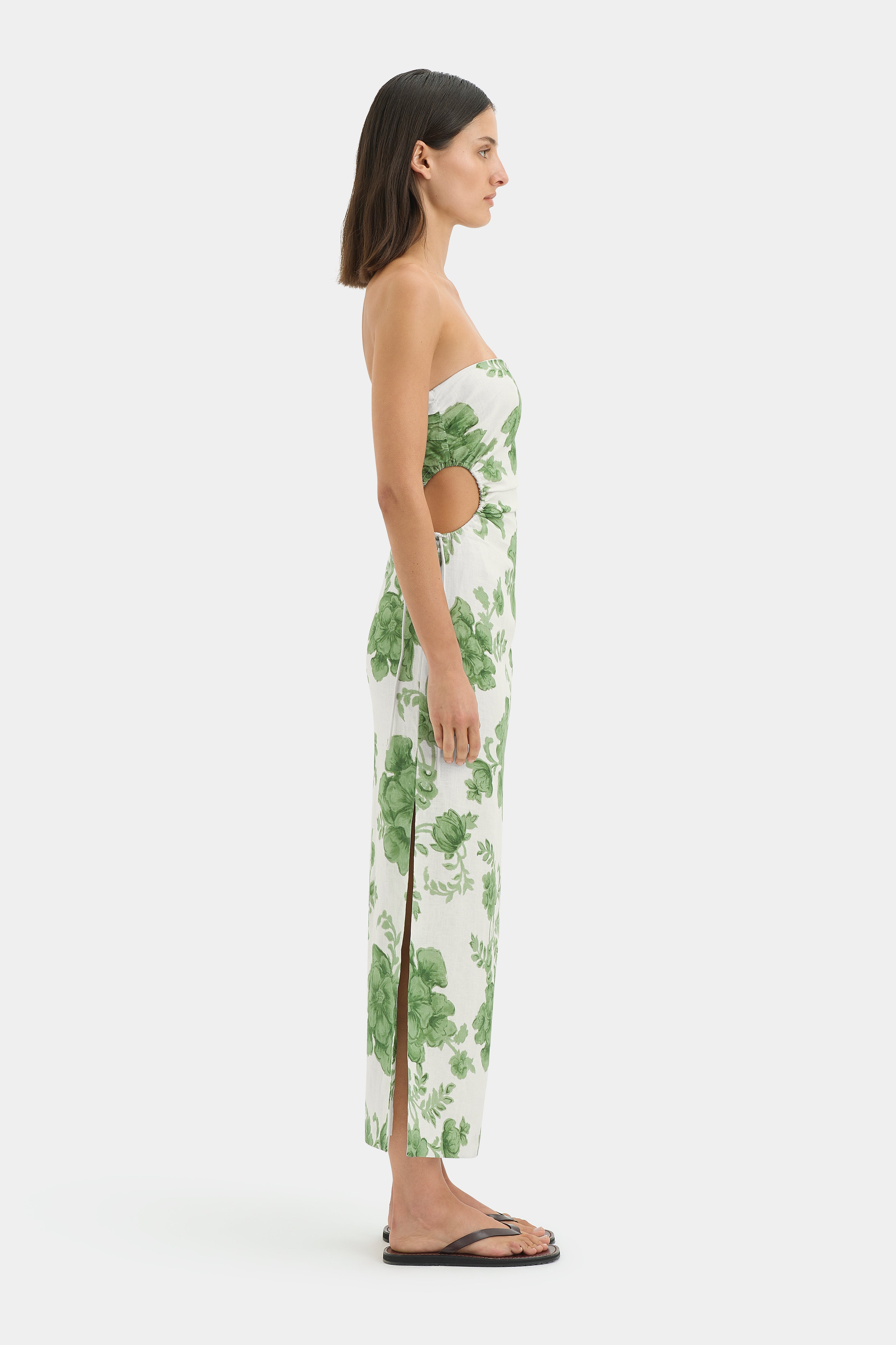 Gardella Strapless Midi Dress