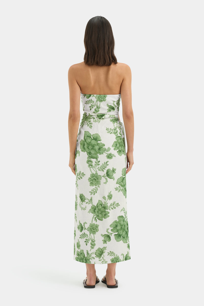 Gardella Strapless Midi Dress