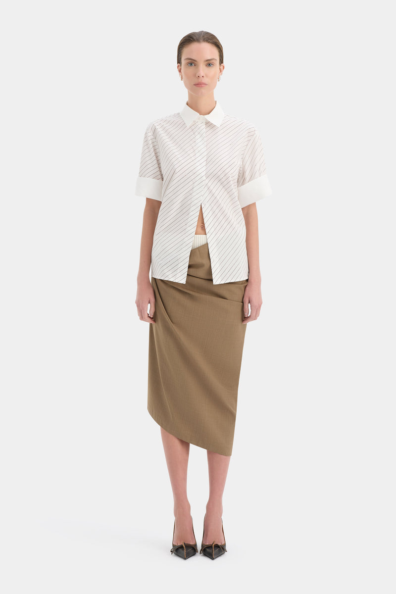 Bastille Layered Midi Skirt