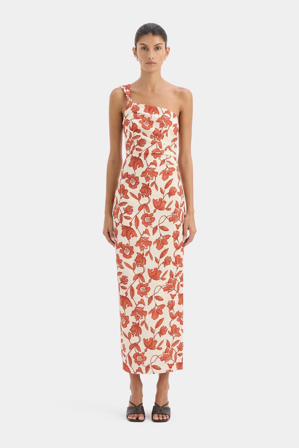 Chloe One Shoulder Midi Dress