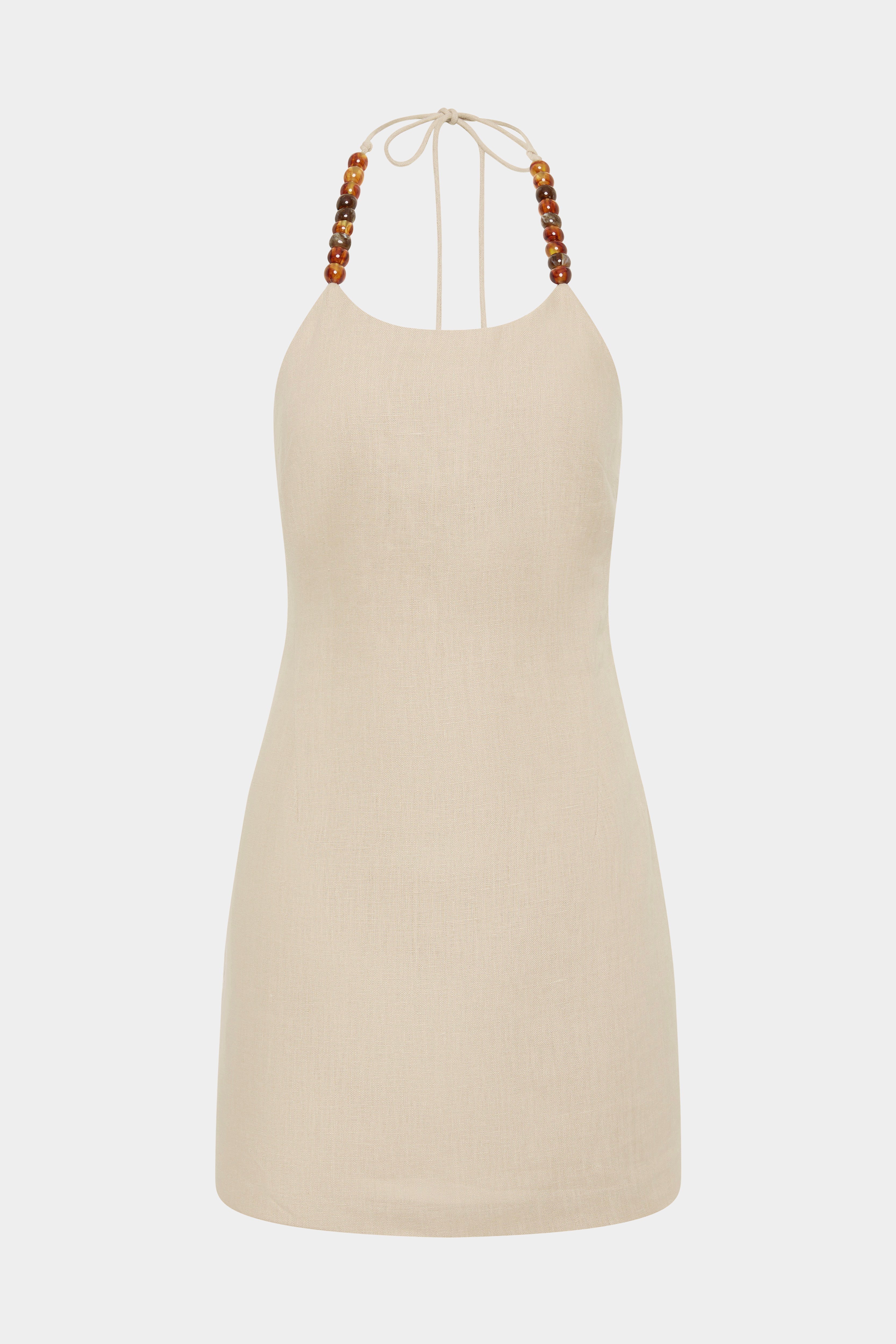Moretti Halter Mini Dress