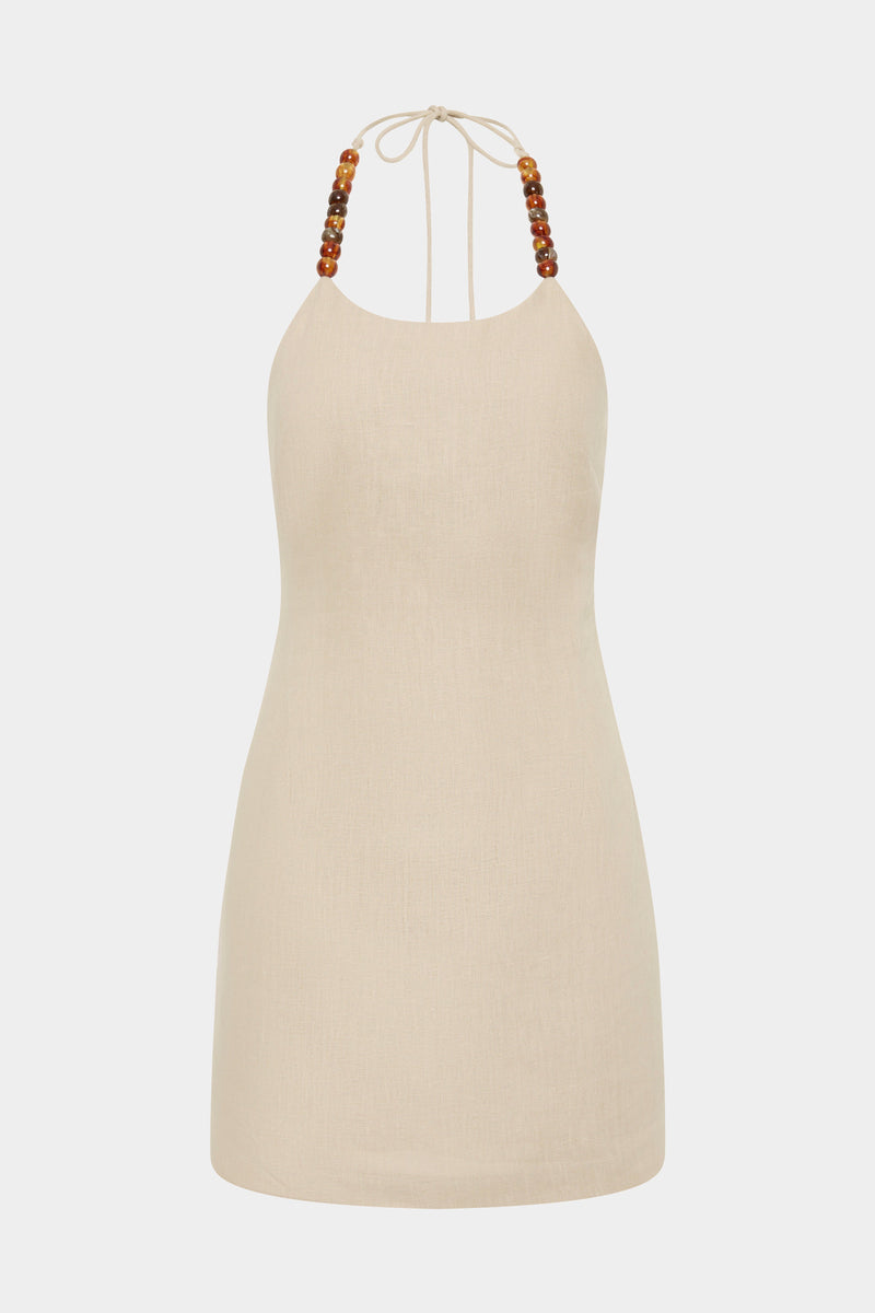 Moretti Halter Mini Dress