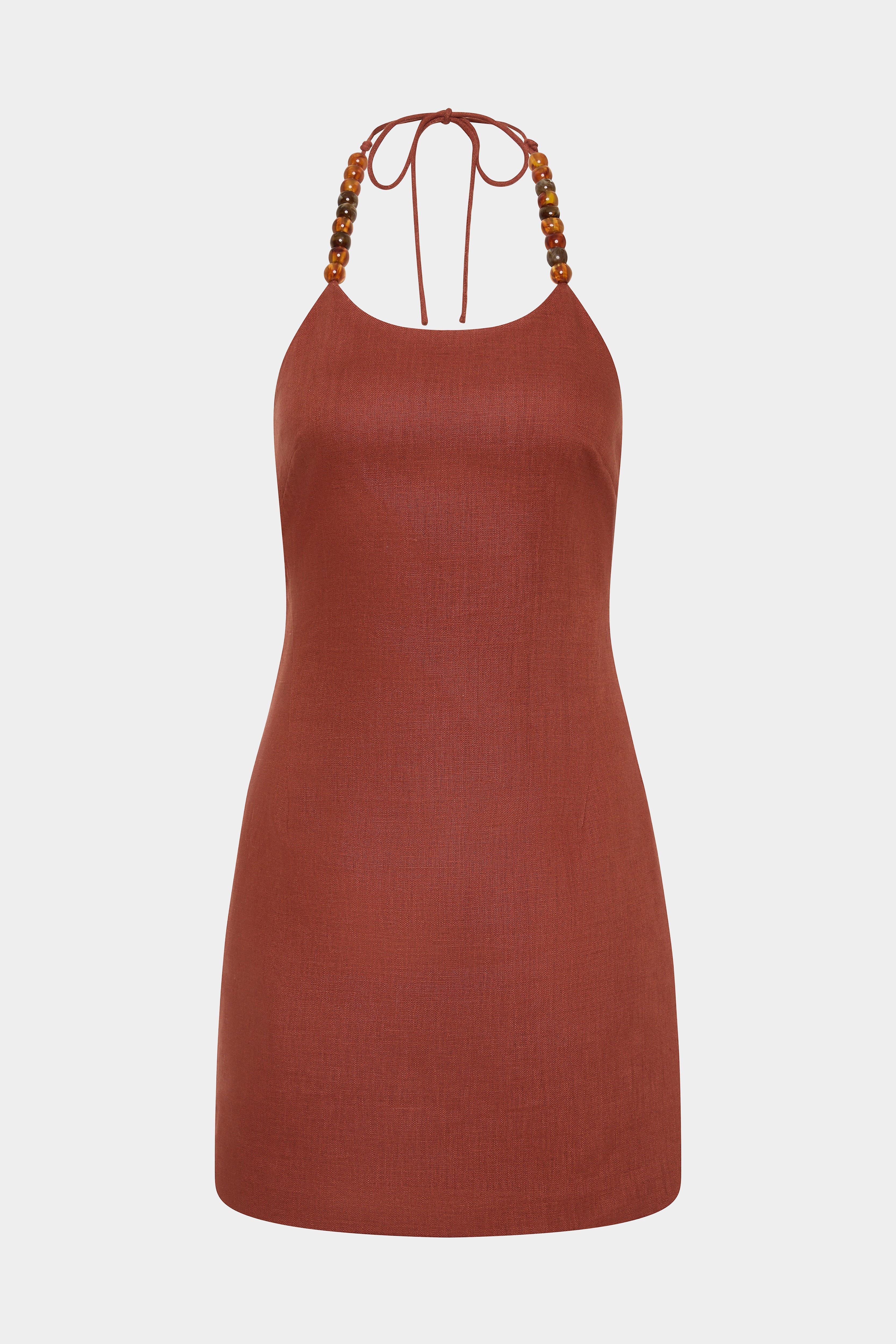 Moretti Halter Mini Dress
