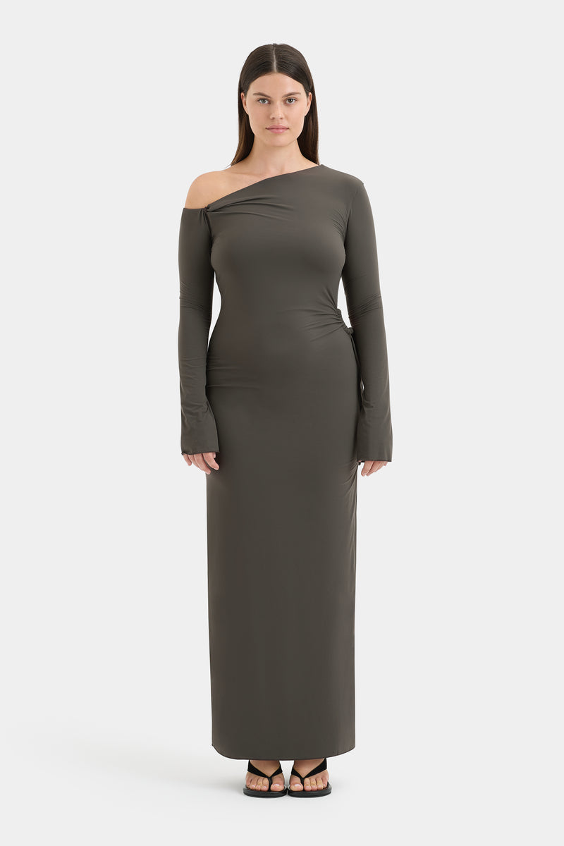 Hana Tie Maxi Dress
