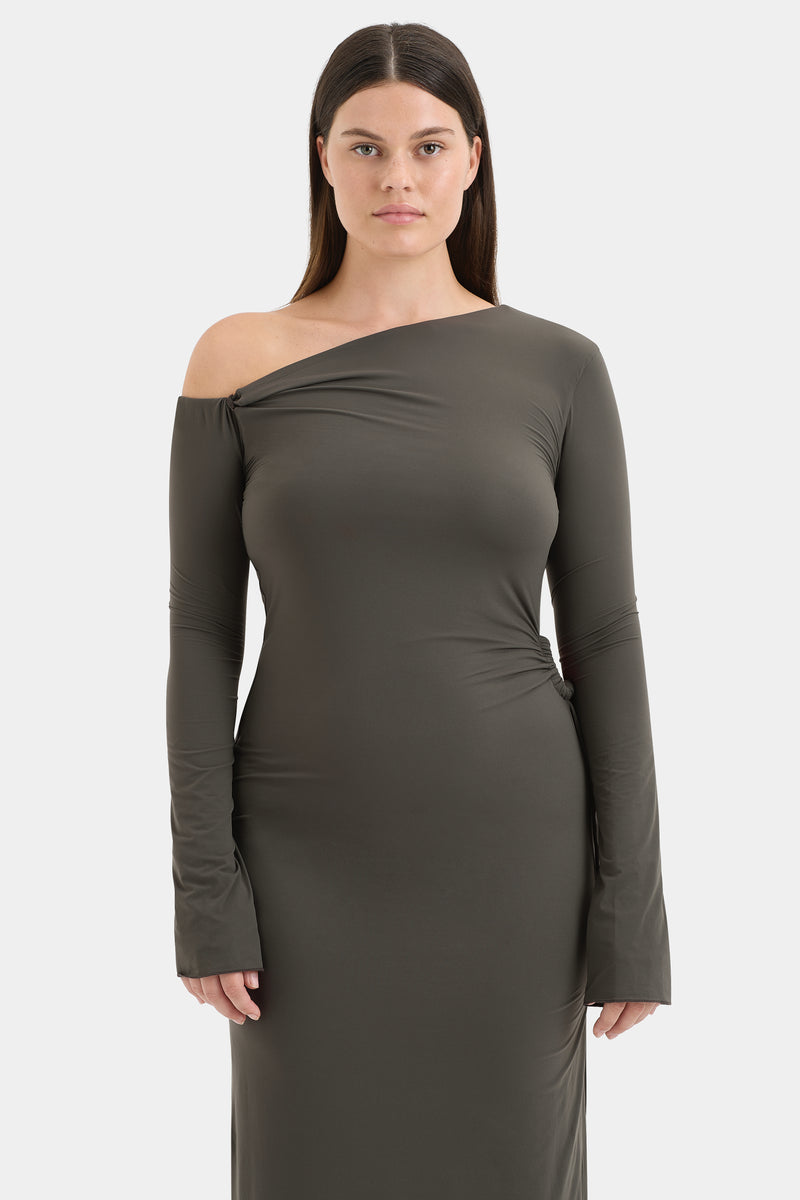 Hana Tie Maxi Dress