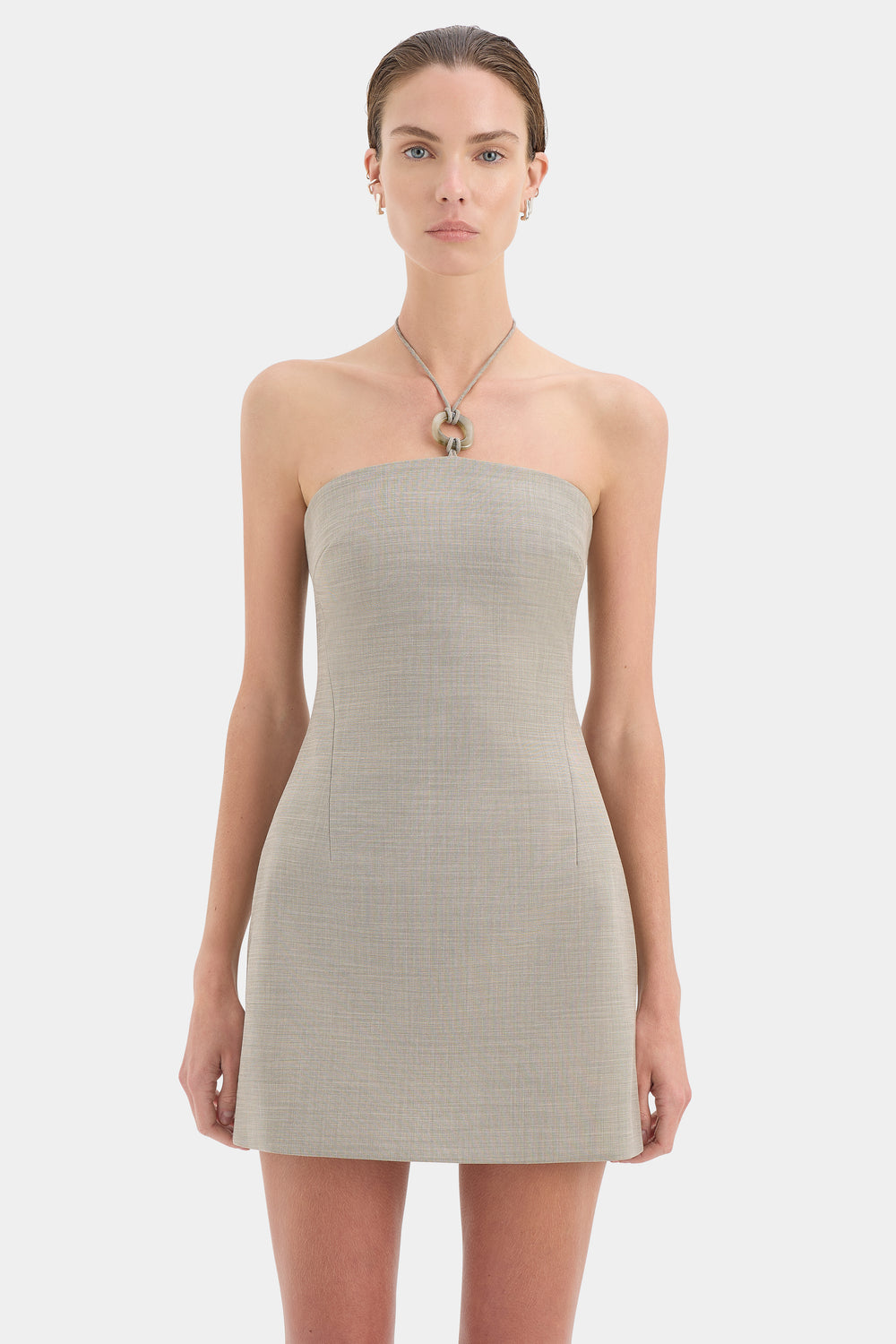 Solene Halter Mini Dress