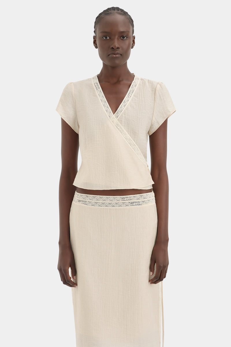 Nora Wrap Top