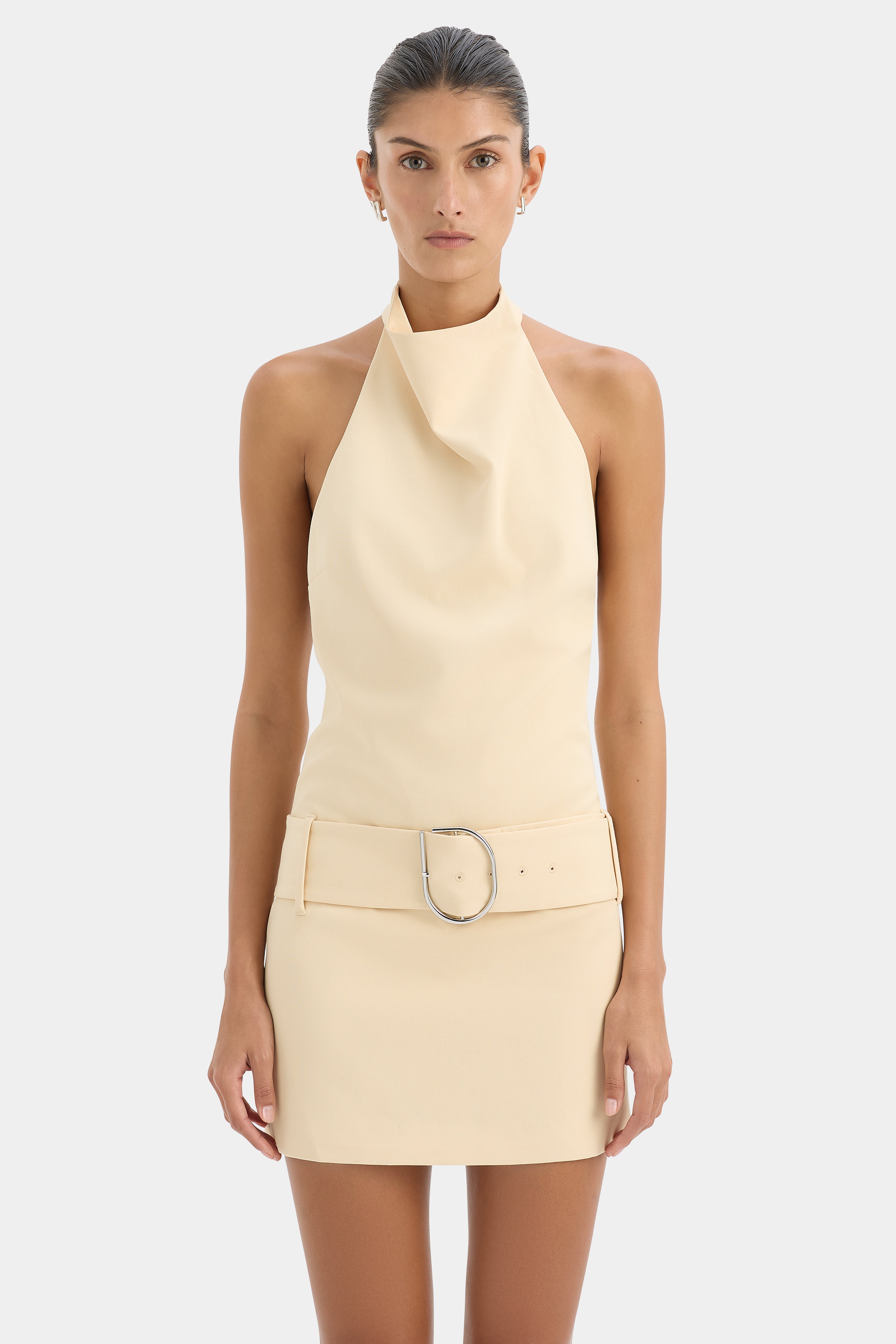 Sabina Belted Mini Dress