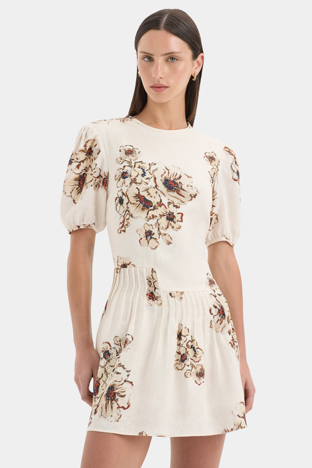 Freja Puff Sleeve Mini Dress