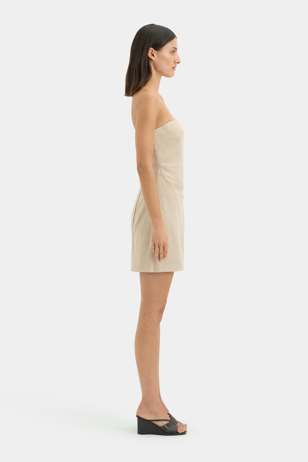 Moretti Strapless Mini Dress