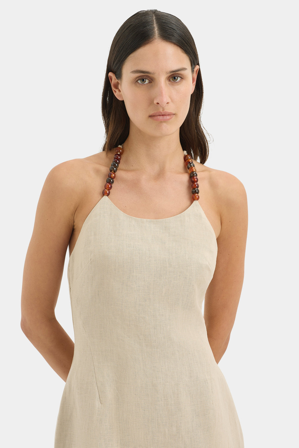 Moretti Halter Mini Dress