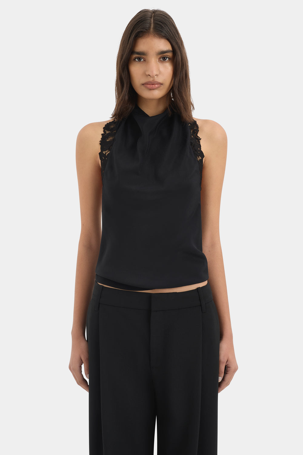 Noria Halter Tie Top