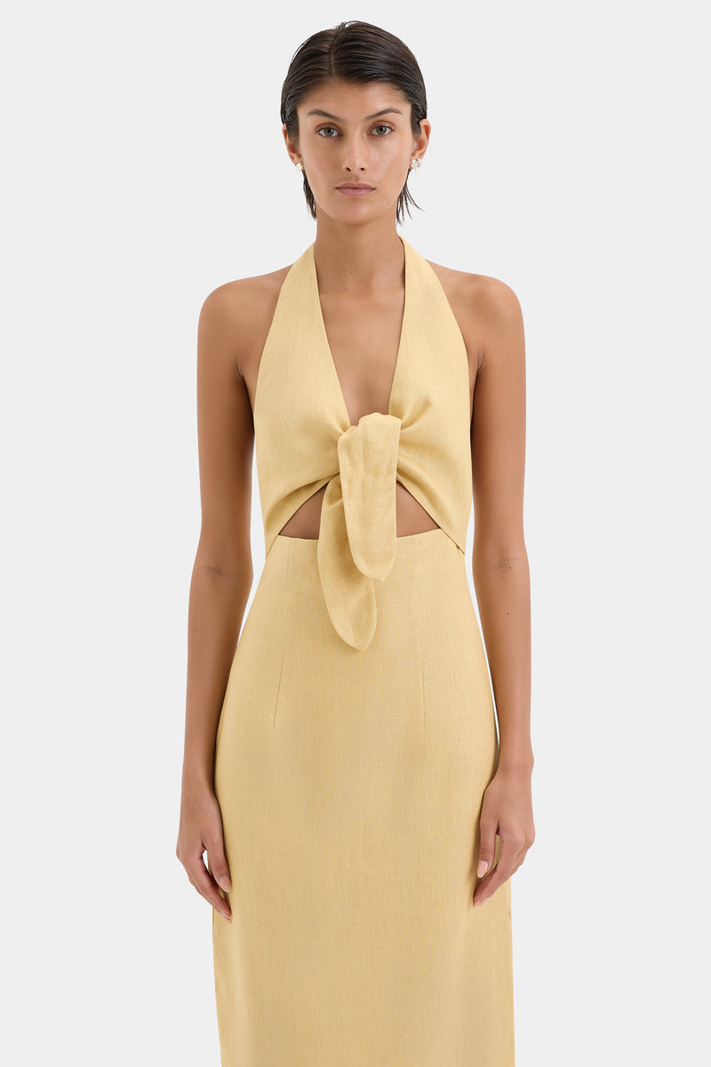 Carlotta Tie Midi Dress