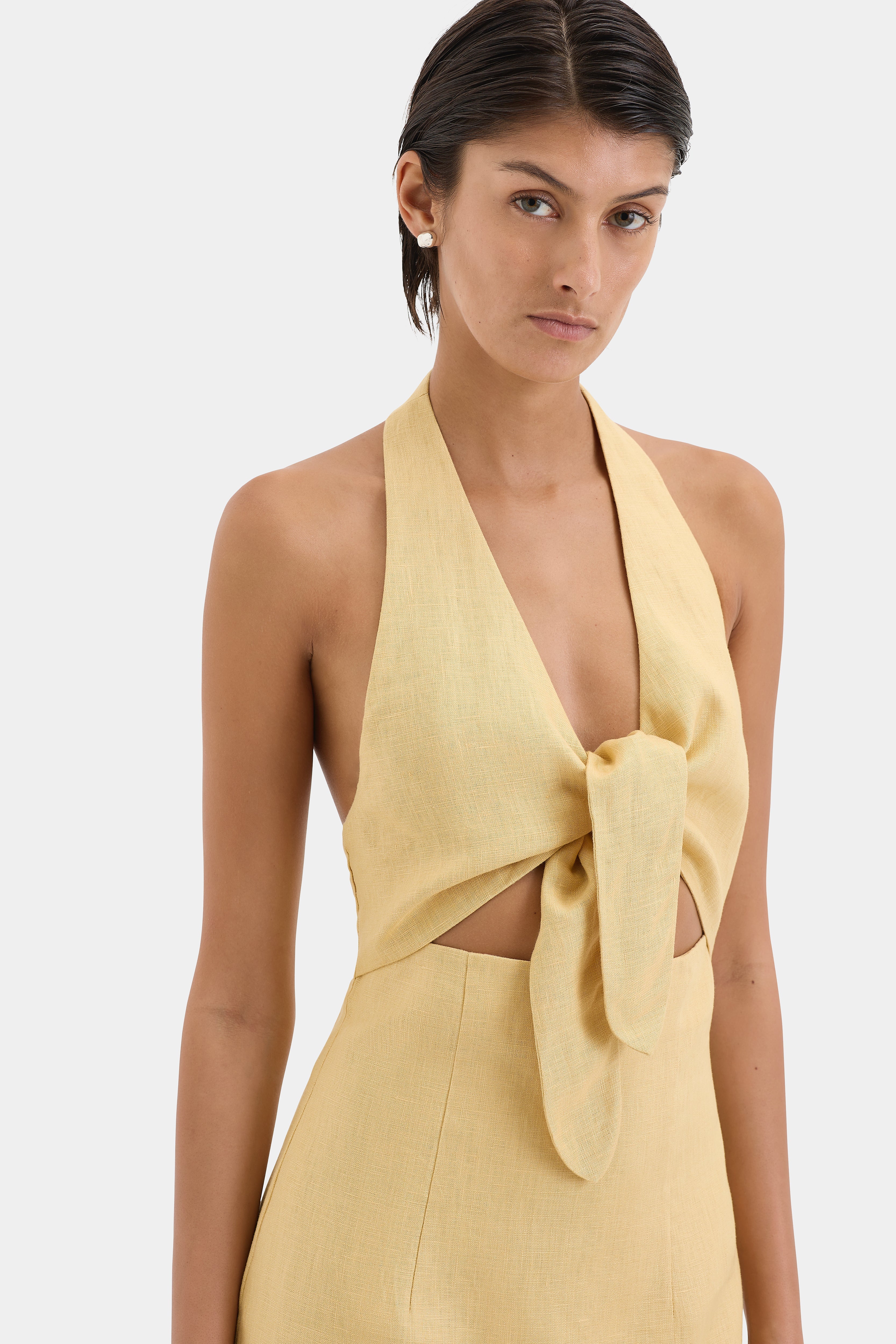 Carlotta Tie Midi Dress