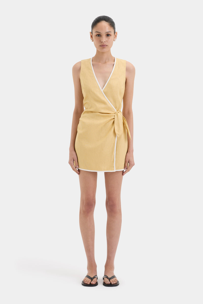 Carlotta Wrap Mini Dress