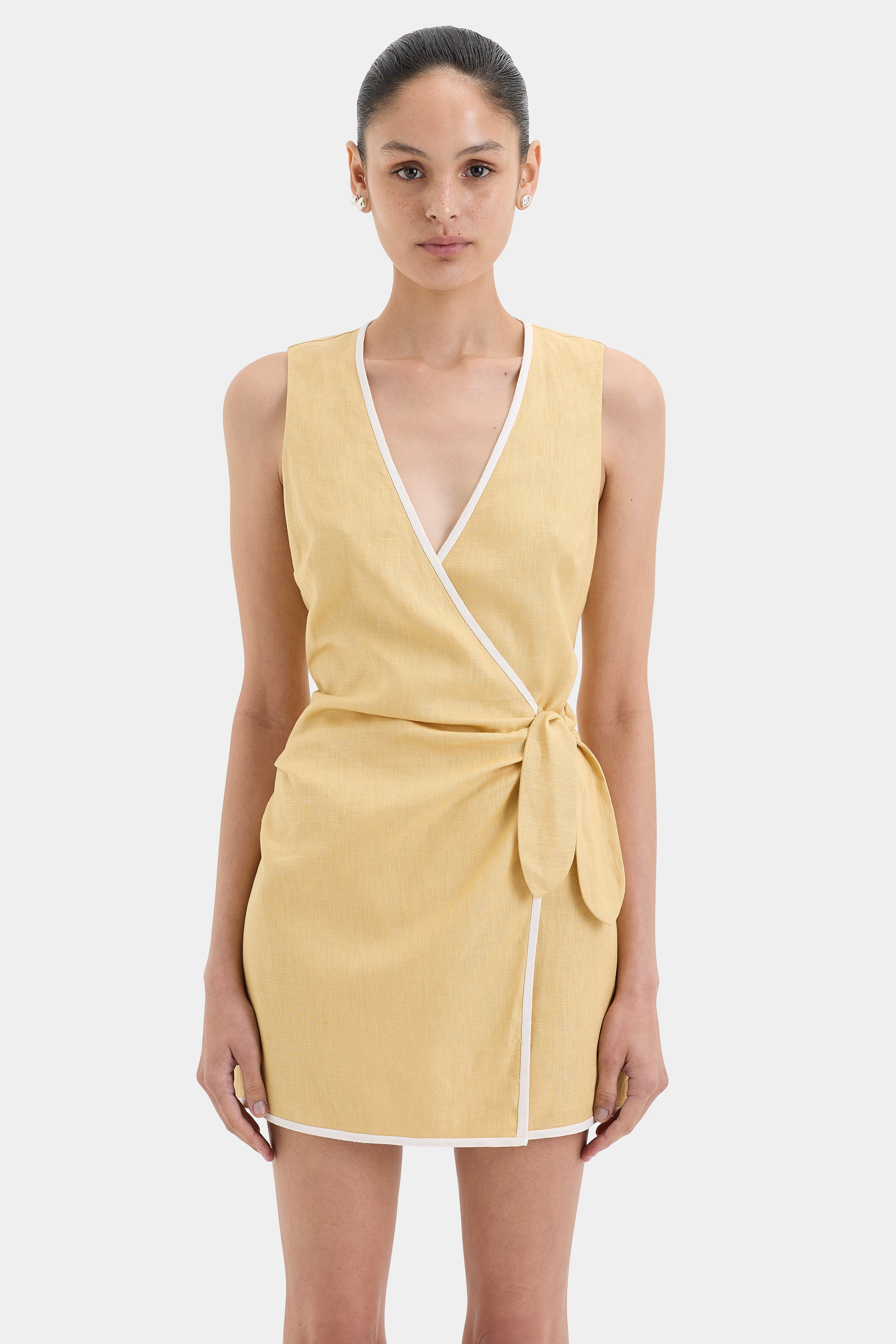 Carlotta Wrap Mini Dress