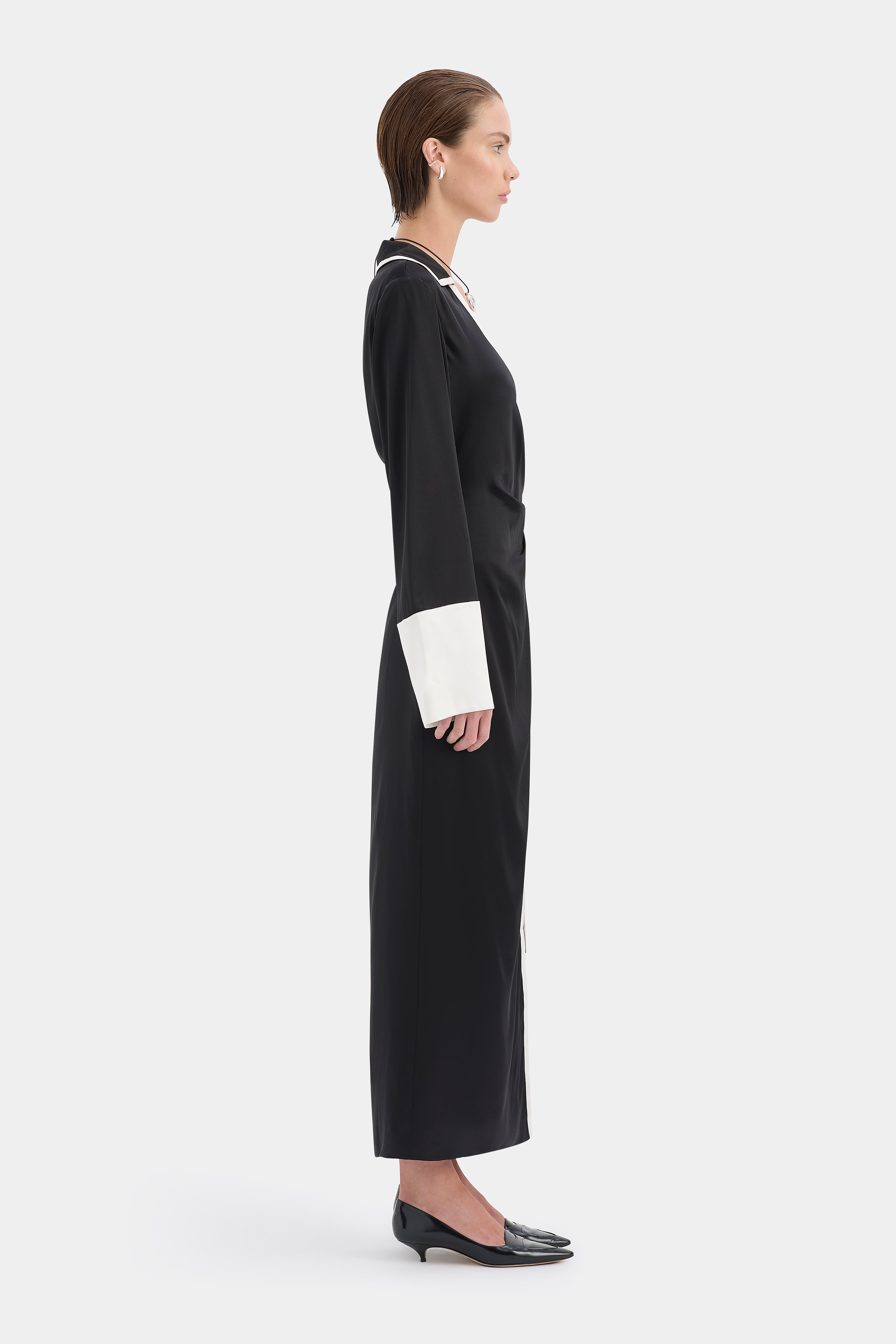 Yasmine Wrap Shirt Dress