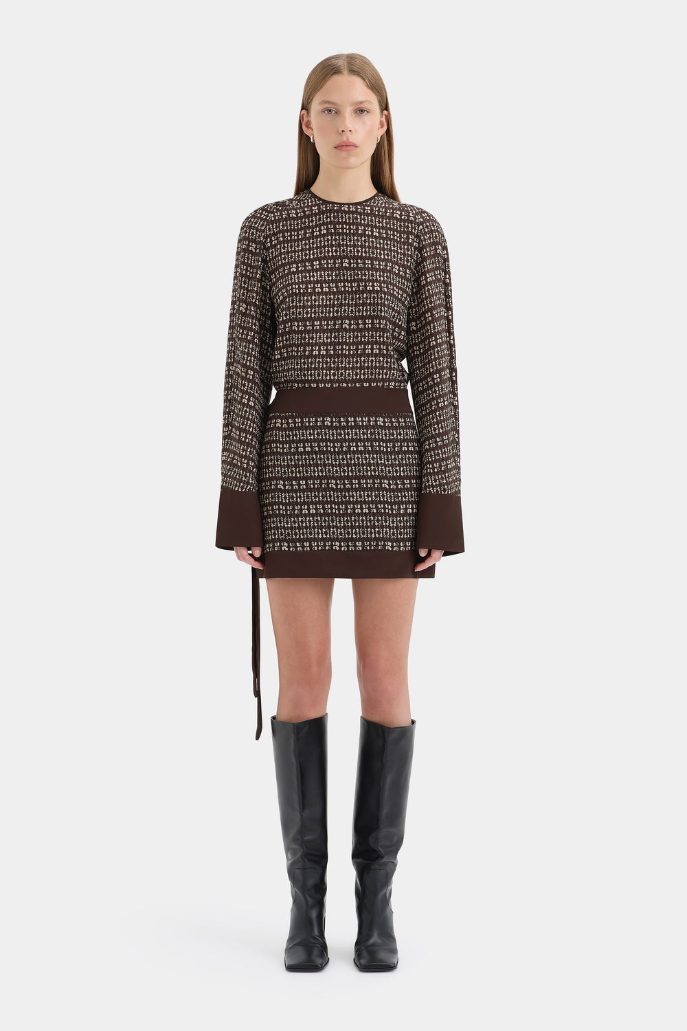 Astrid Long Sleeve Mini Dress