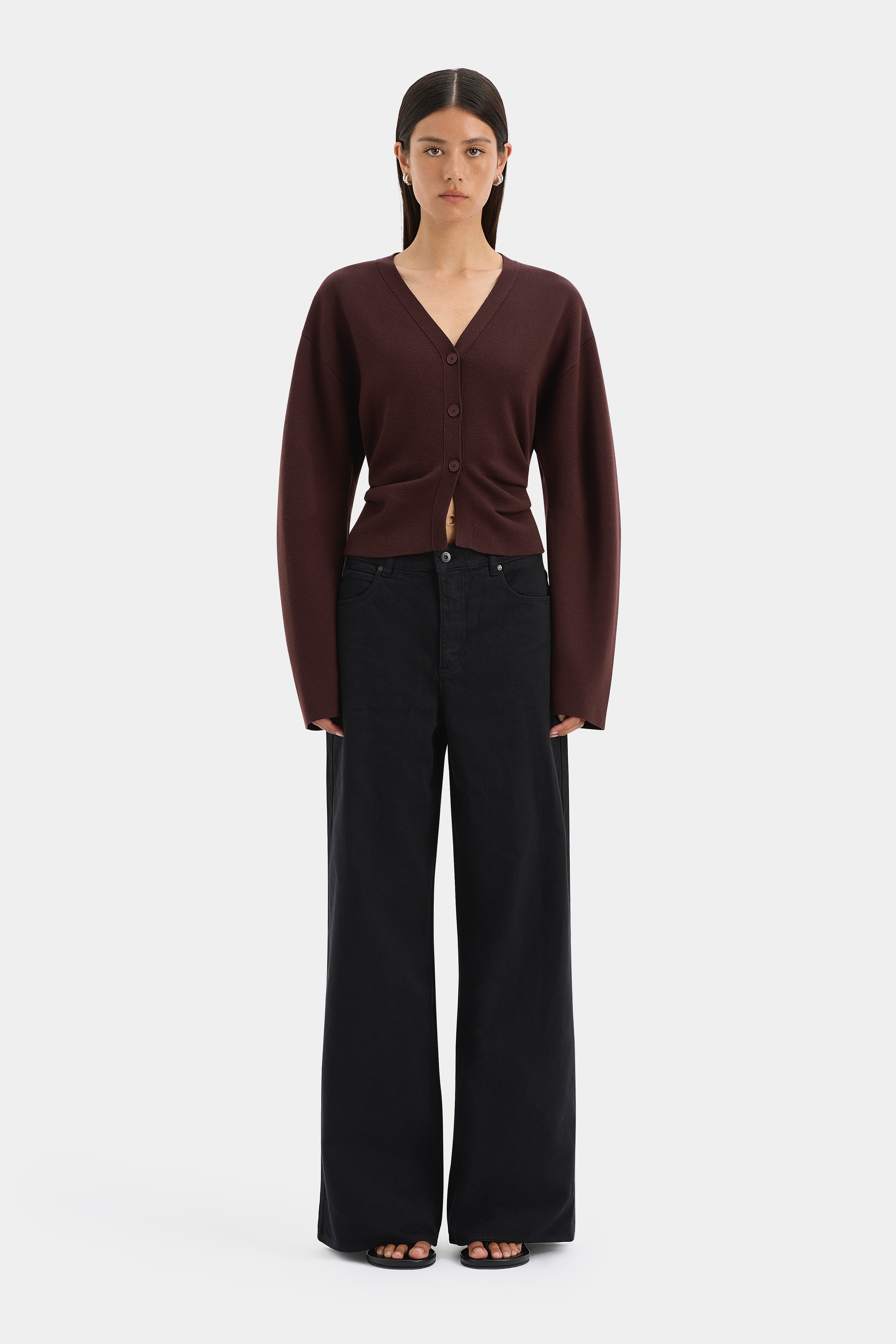 Ayana Gathered Cardigan