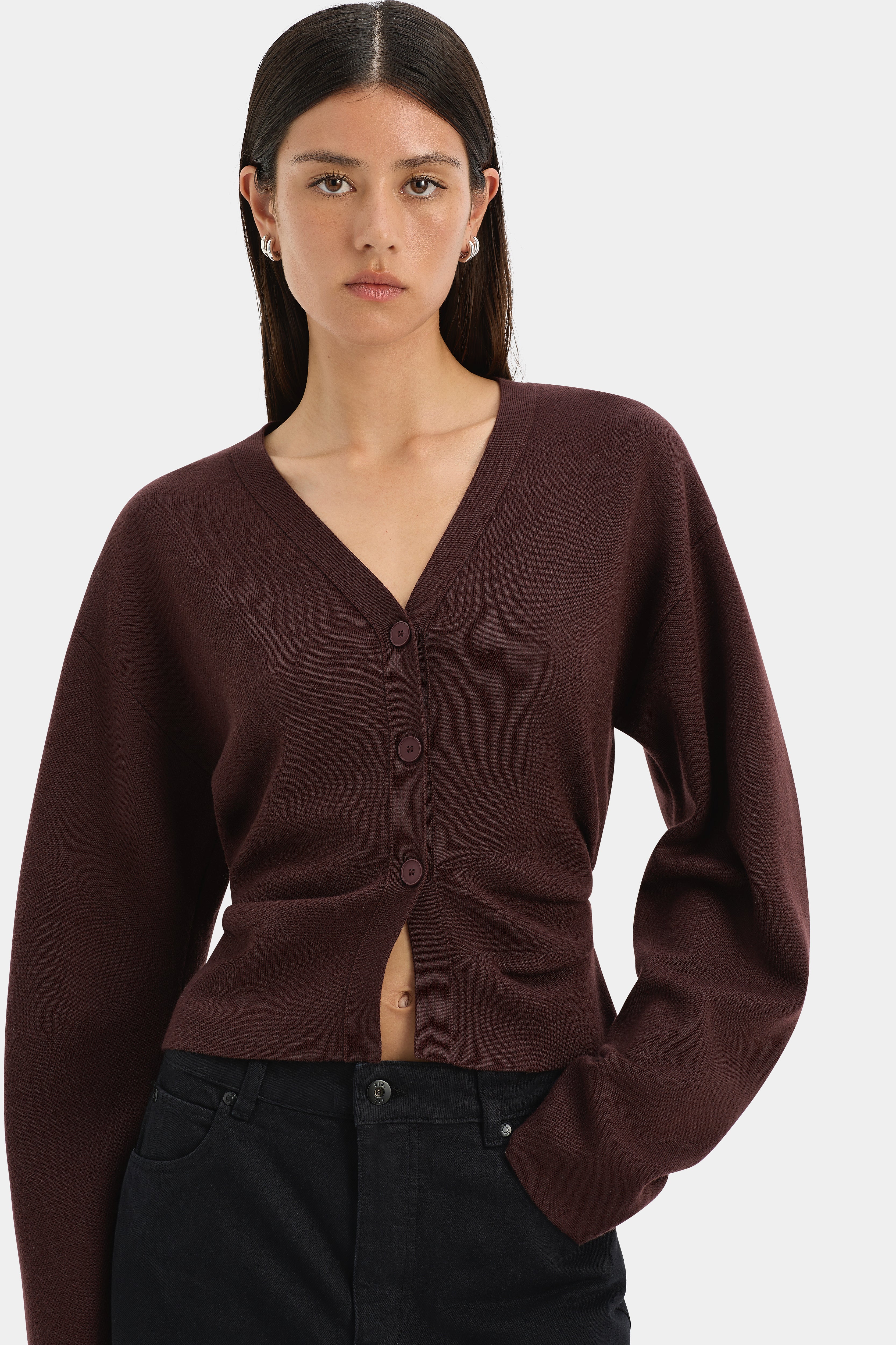 Ayana Gathered Cardigan